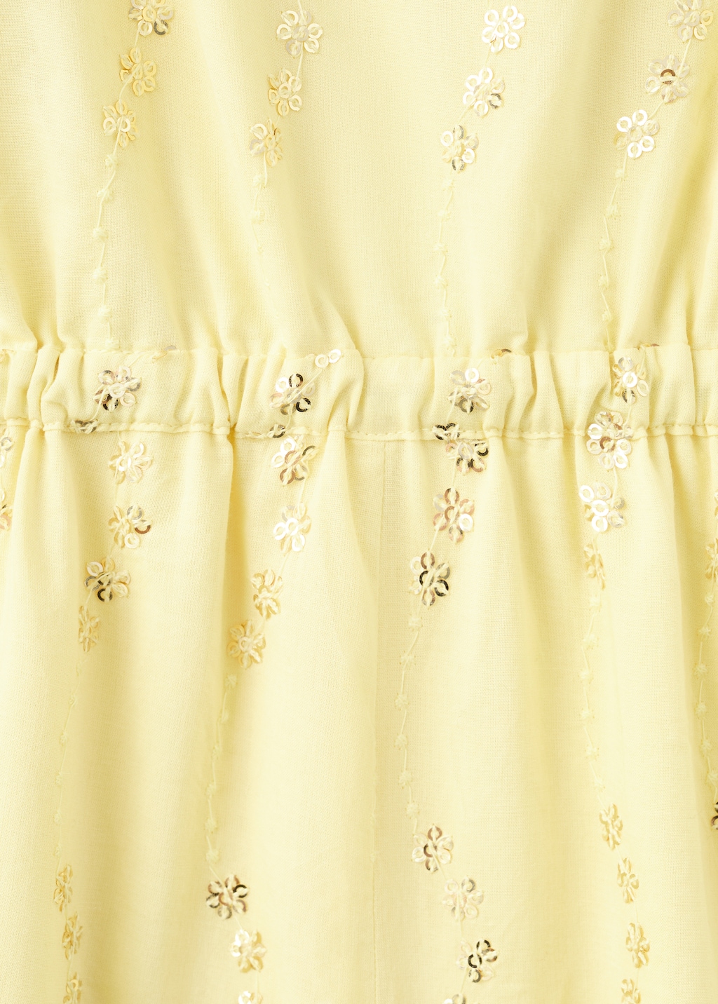 Floral embroidery jumpsuit