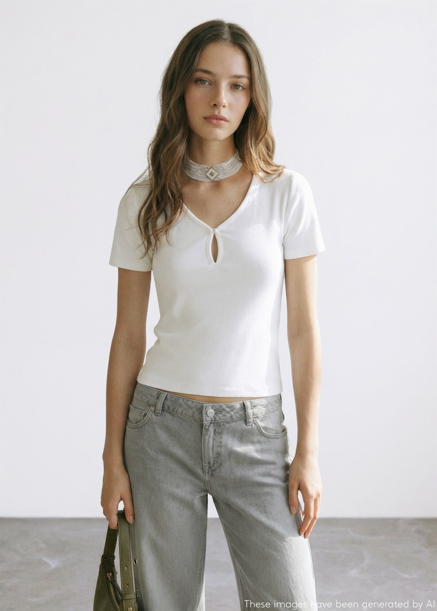 Camiseta manga corta punto - Plano medio