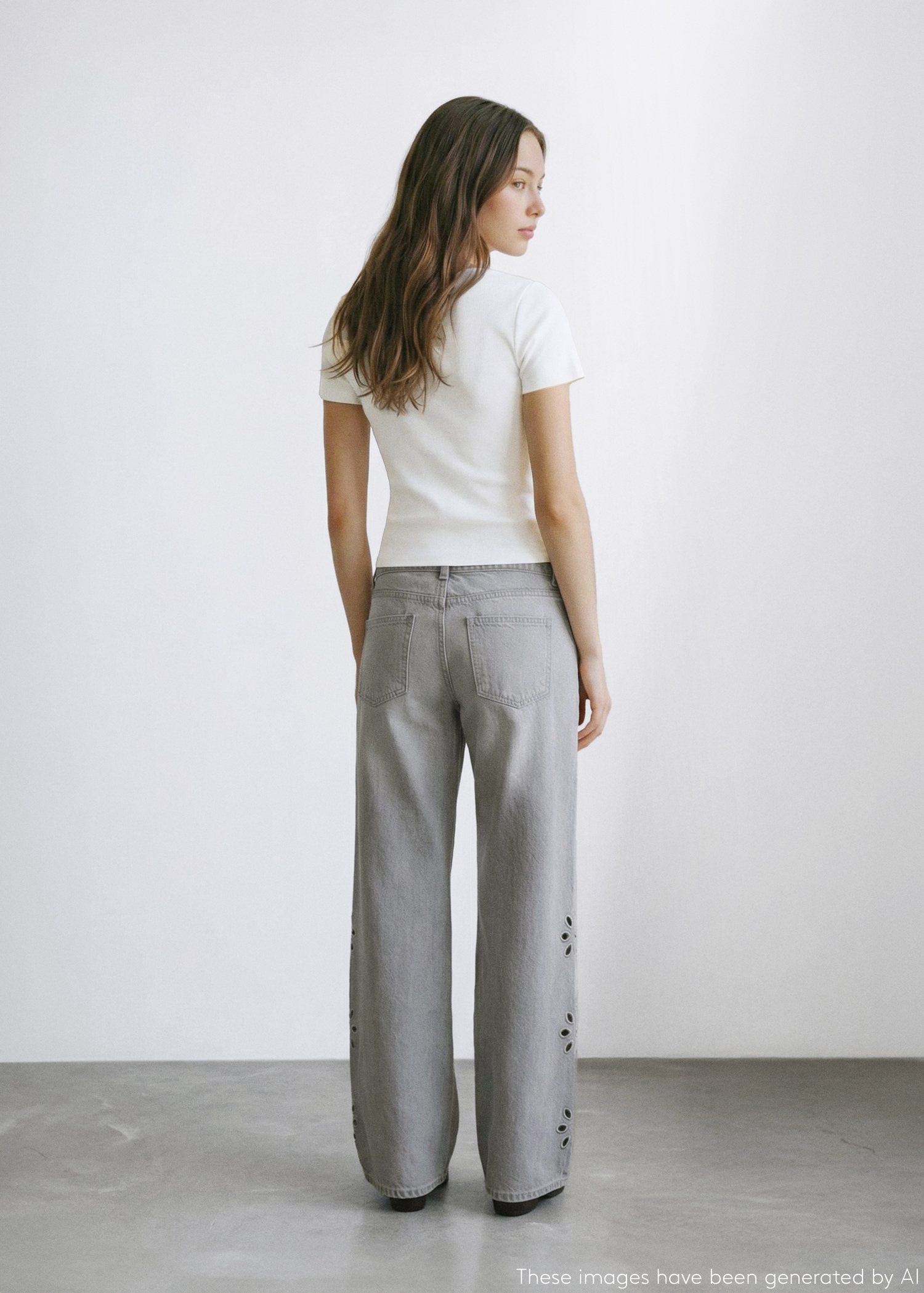 Camiseta manga corta punto - Reverso del artículo