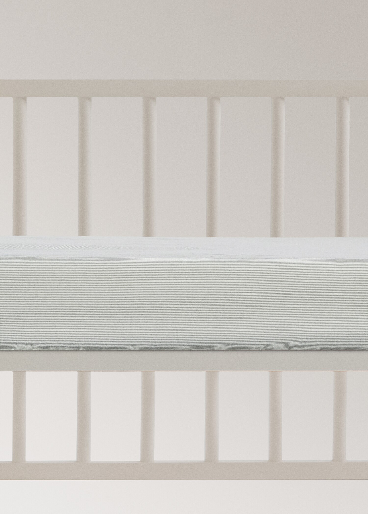 Llençol de sota bressol ratlles fines cotó fil tintat - Article sense model