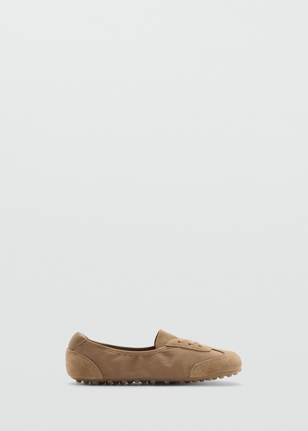 Mango Mixed suede trainers