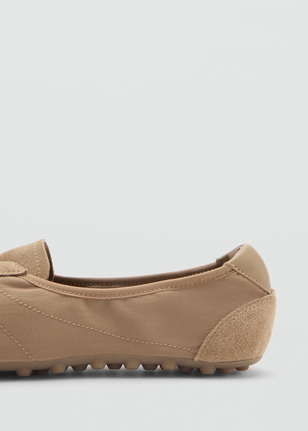 Mango Mixed suede trainers