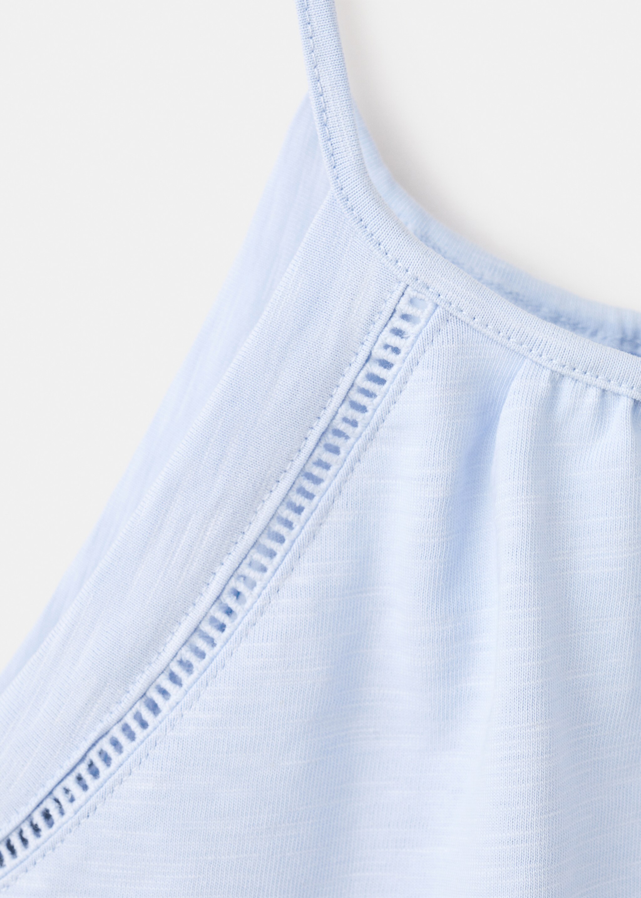100% cotton pyjamas set - Details of the article 0, Sky Blue. Ref: 27084068-00.