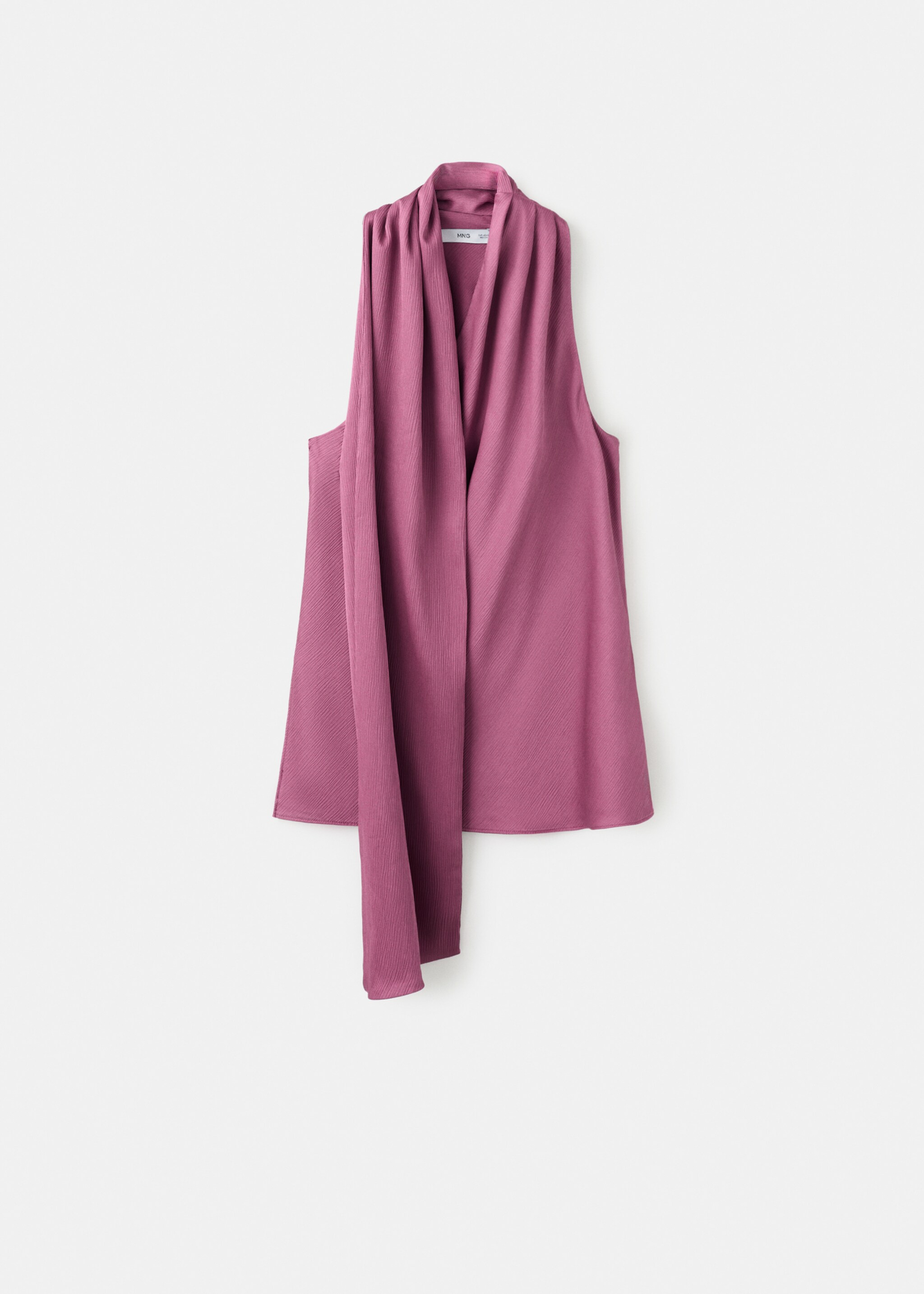 Top fular cuello - Artículo sin modelo, Morado claro/pastel. Ref: 27084074-00.