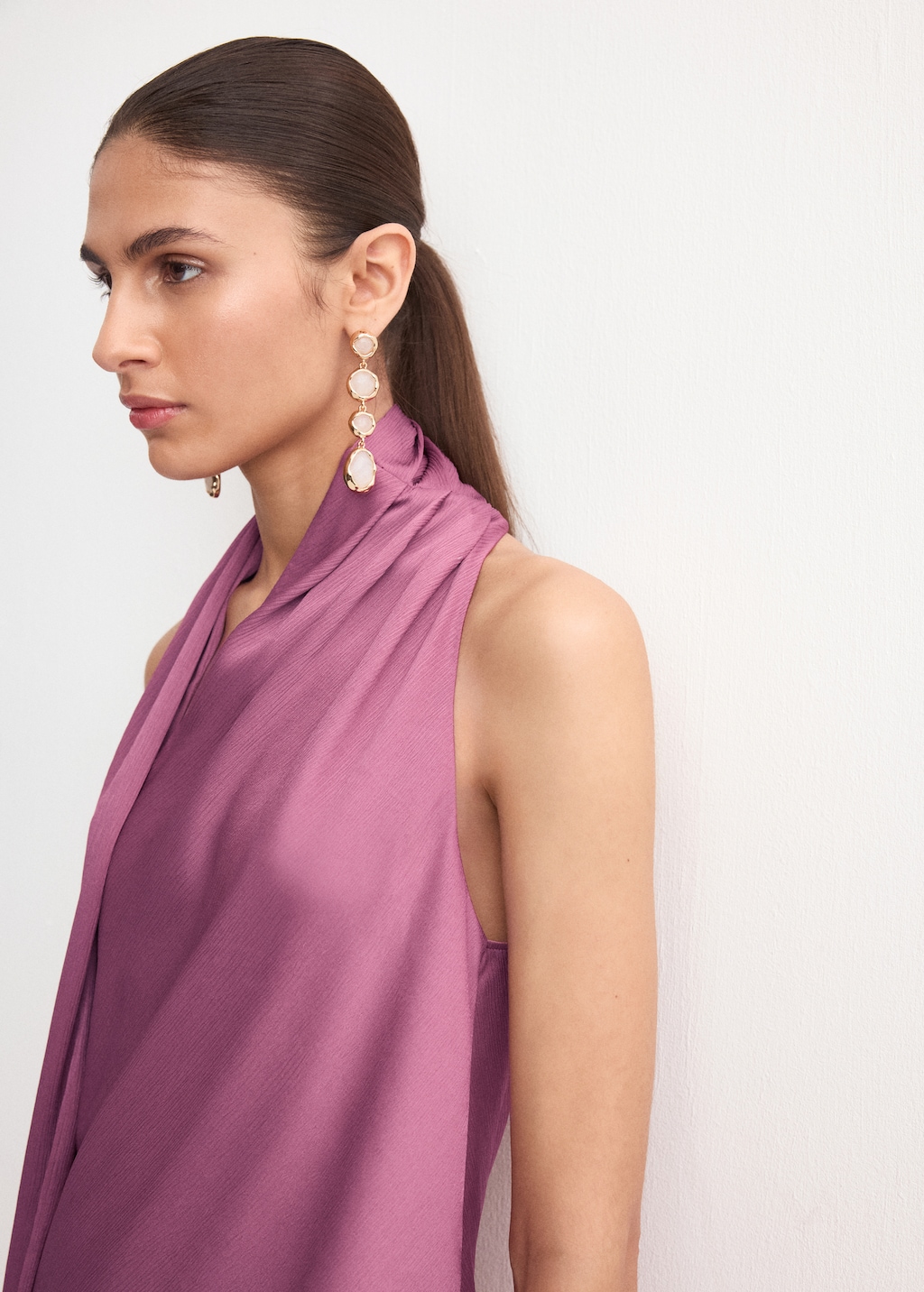 Scarf neck top - image 5