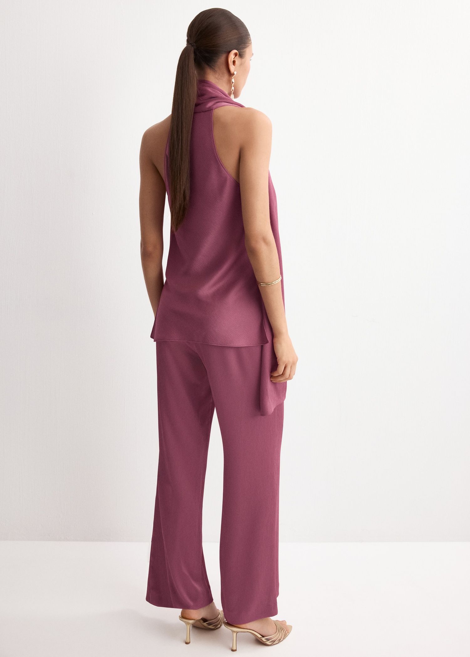 Top fular cuello - Reverso del artículo