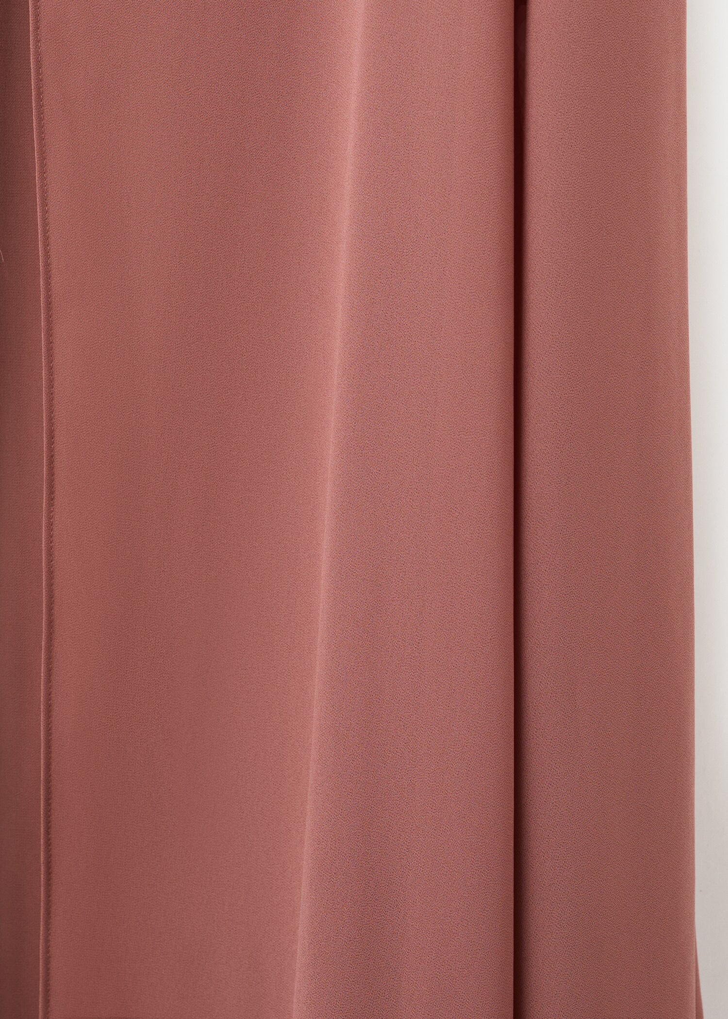 Long cape with tie zip - Details of the article 0