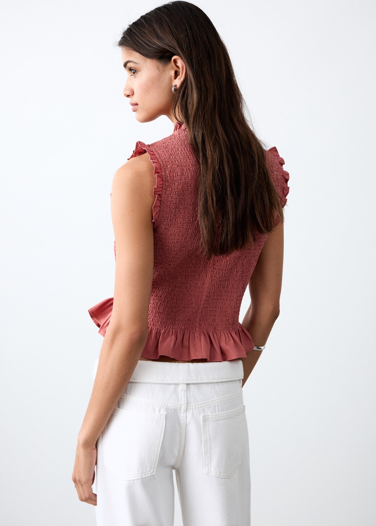 Top froncé à volants - Verso de l’article