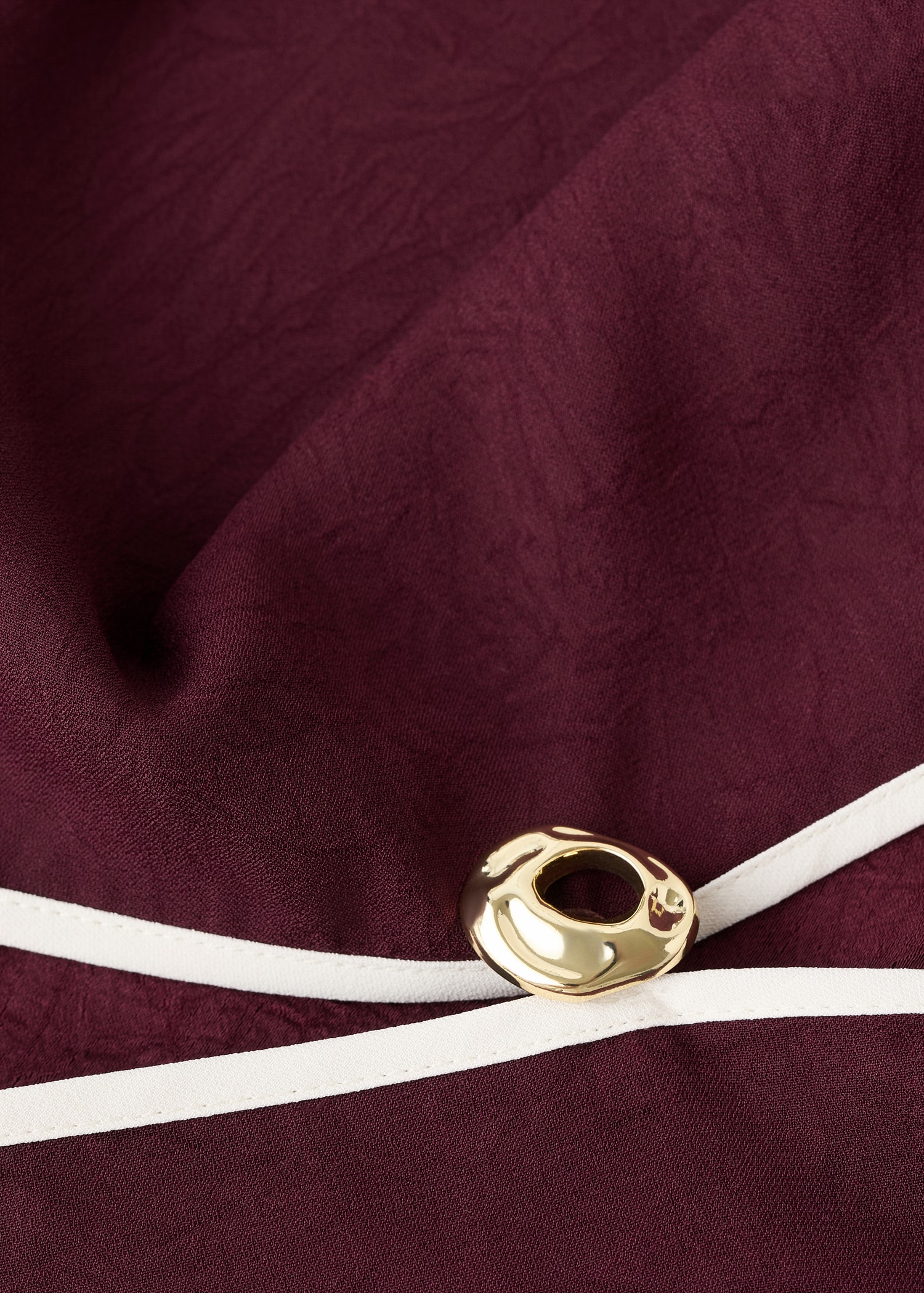 Ruffle asymmetric blouse - Details of the article 8