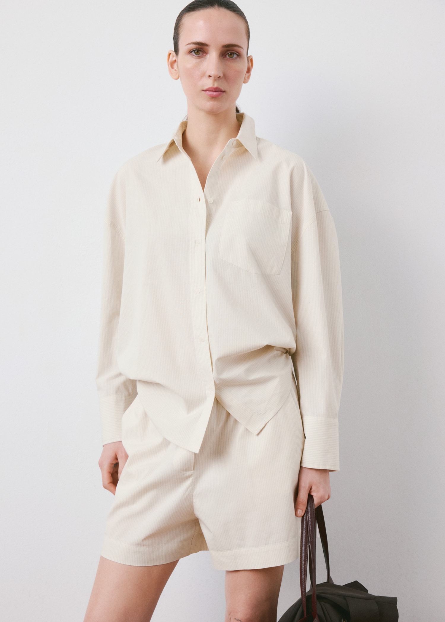 Short coton taille élastique - Plan moyen