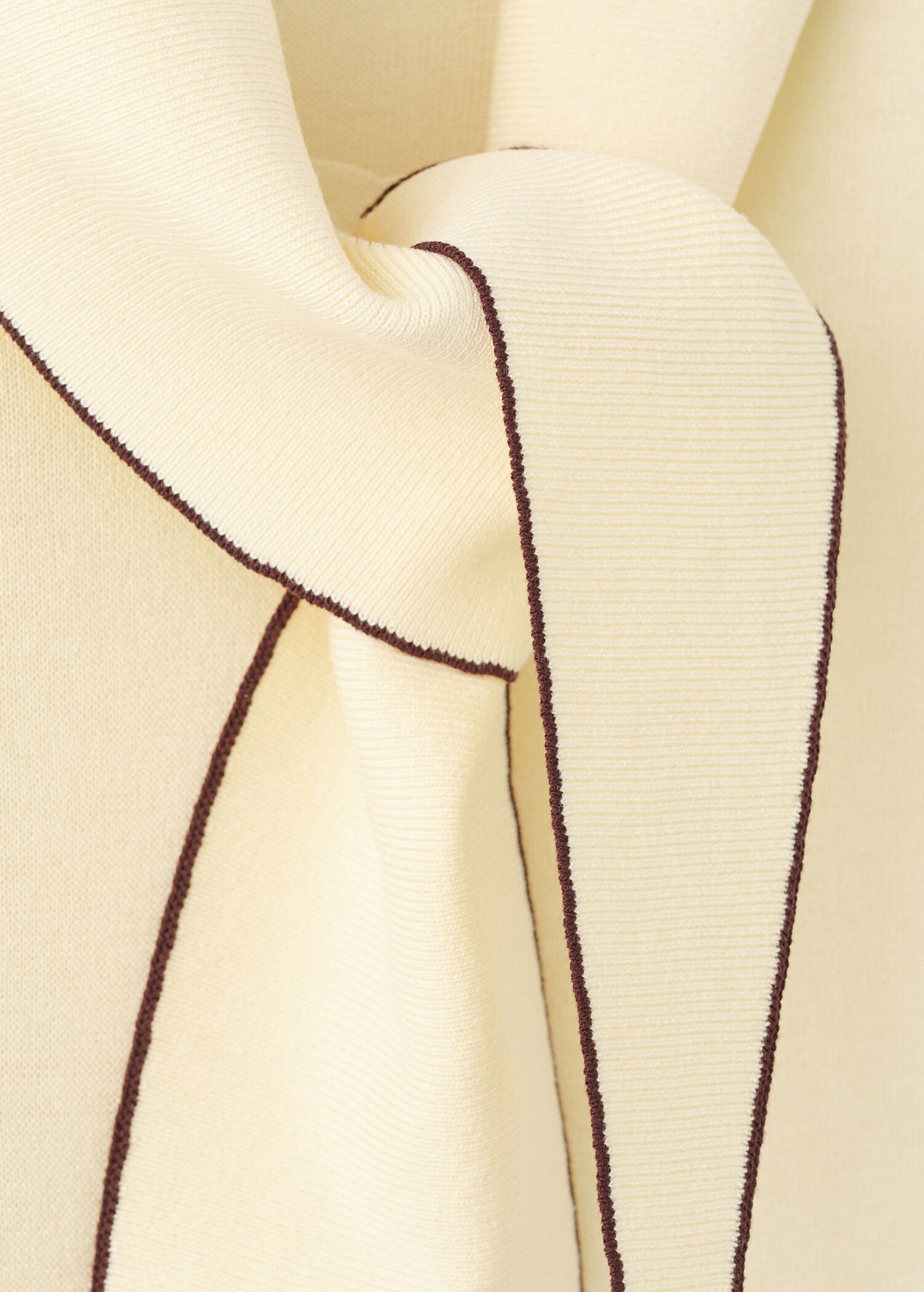 Knitted top with scarf detail - Pormenor do artigo 8
