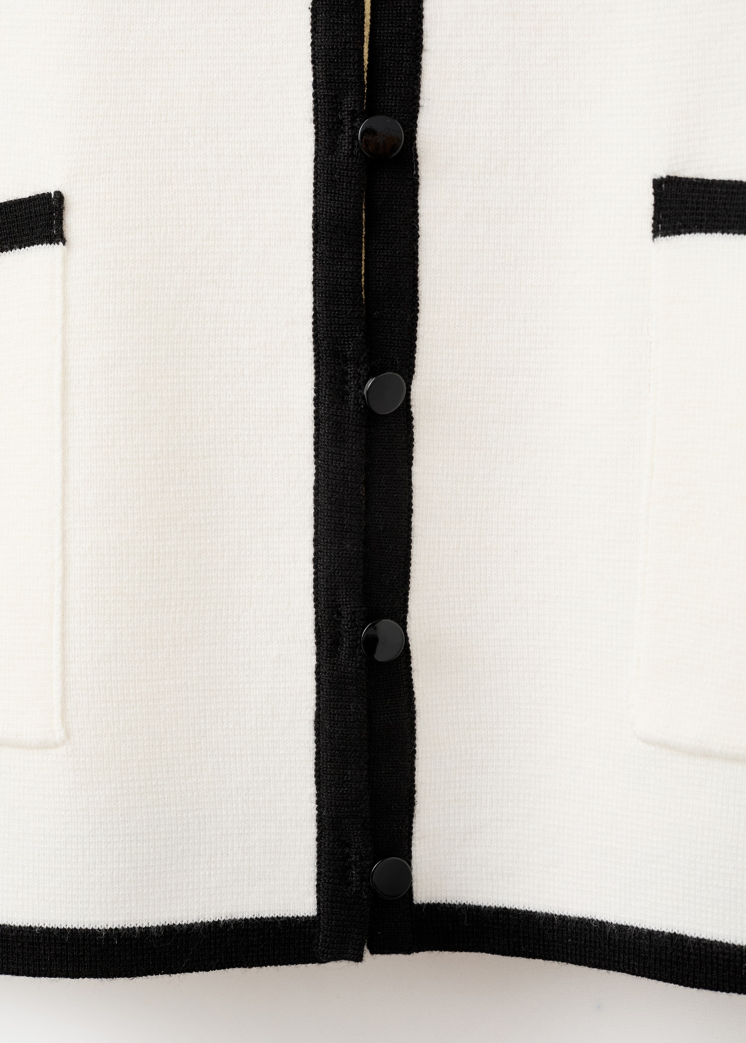 Veste maille liserés contrastants - Détail de l'article 0