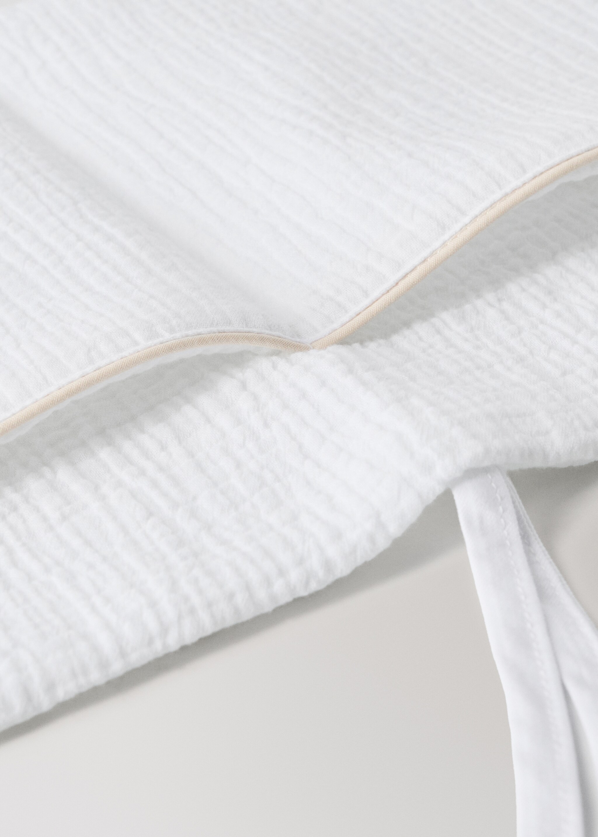 Cotton gauze children's organiser - Details of the article 1, White. Ref: 27084086-00.