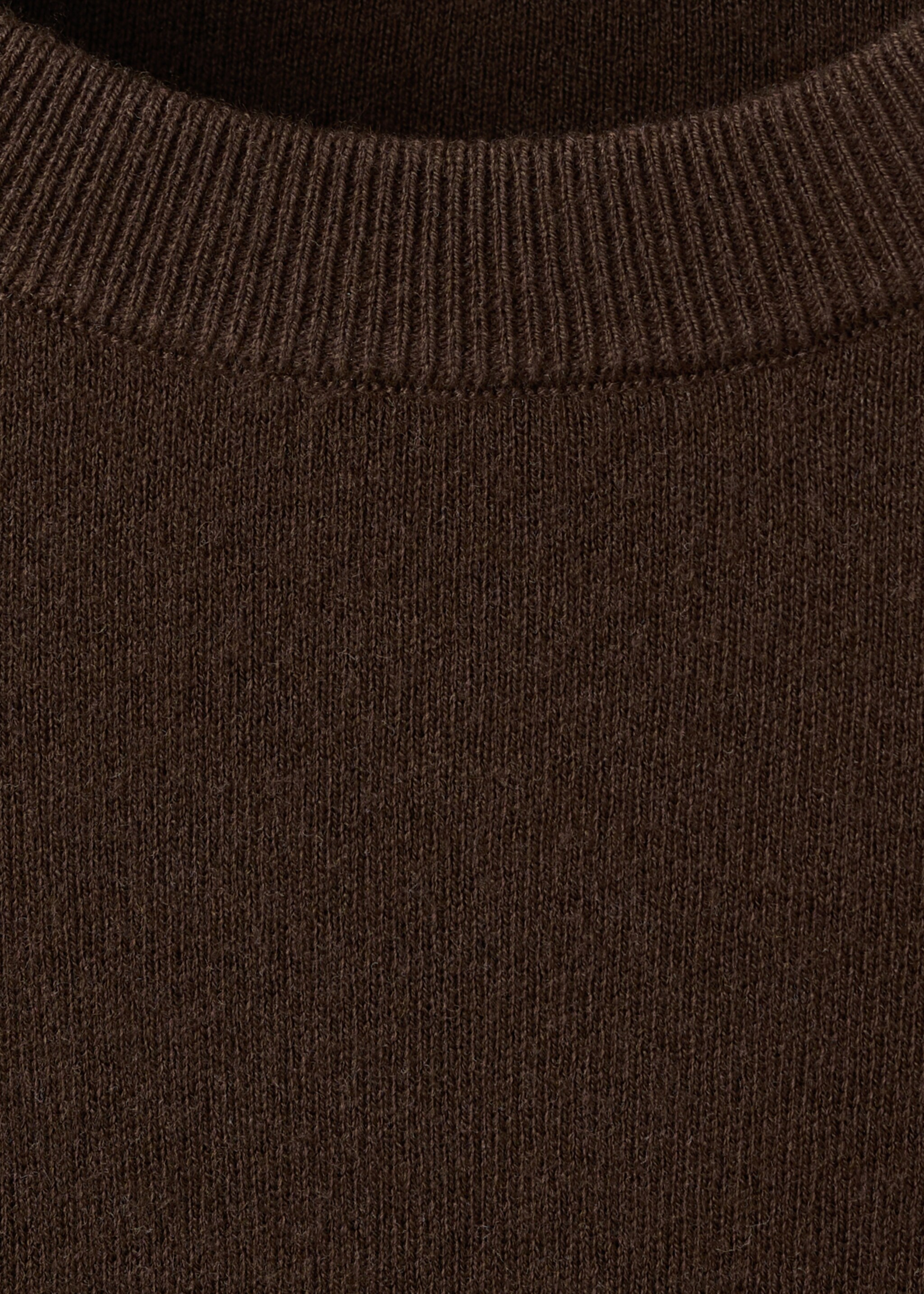 Pull en jersey combiné avec dentelle - Détail de l'article 0, Chocolat. Ref: 27084092-00.