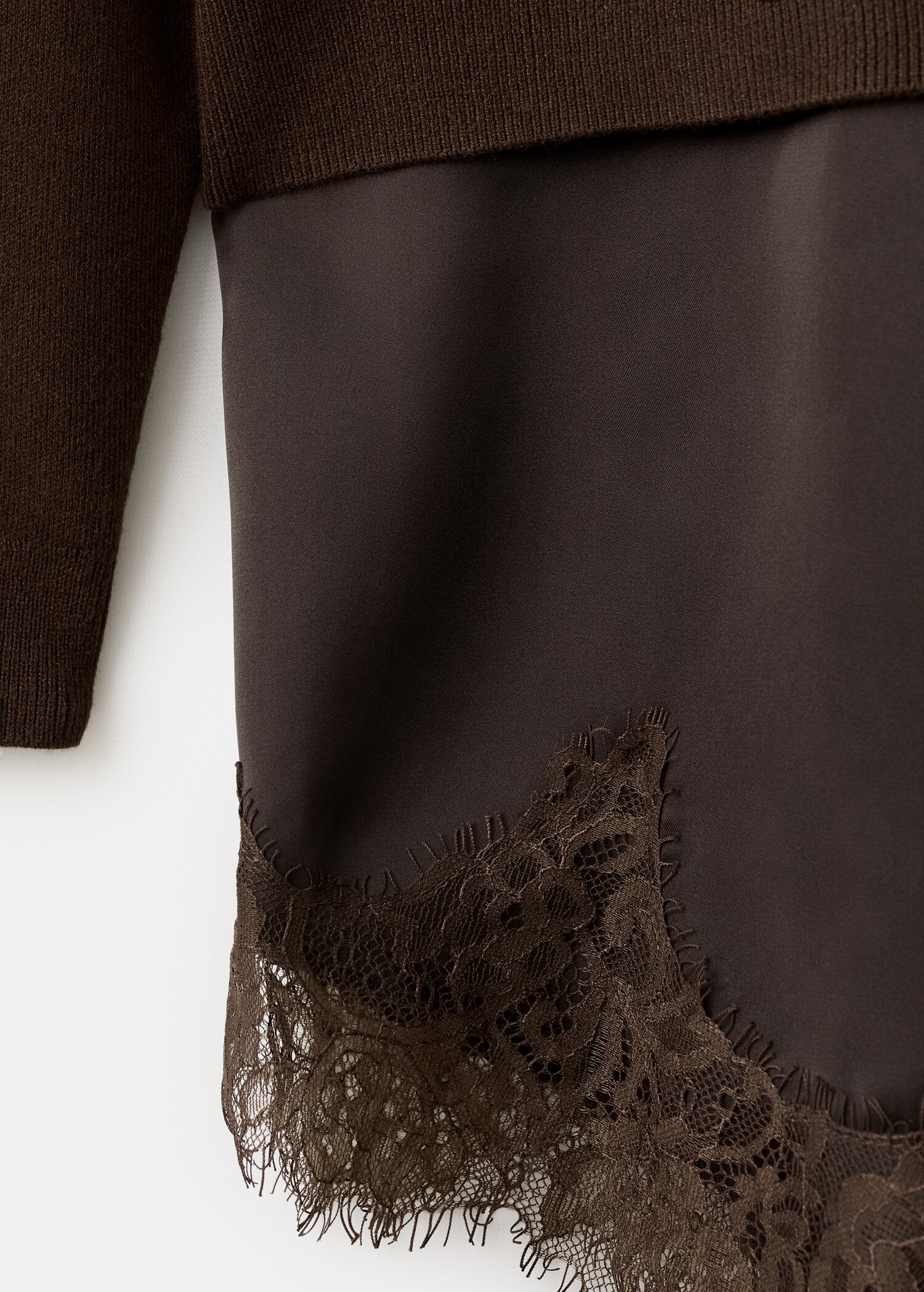 Pull en jersey combiné avec dentelle - Détail de l'article 8