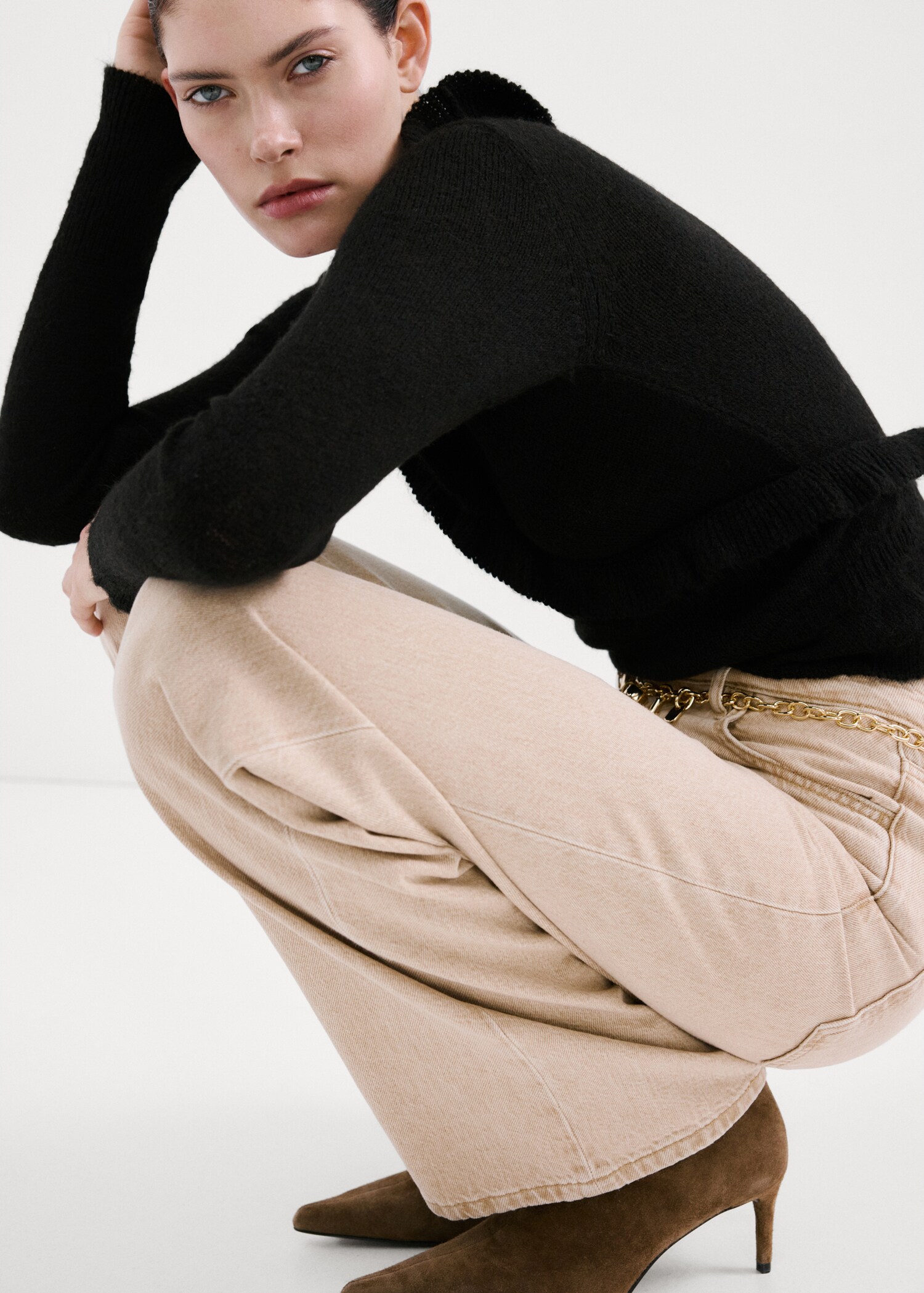 Càrdigan punt volants - Pla mig