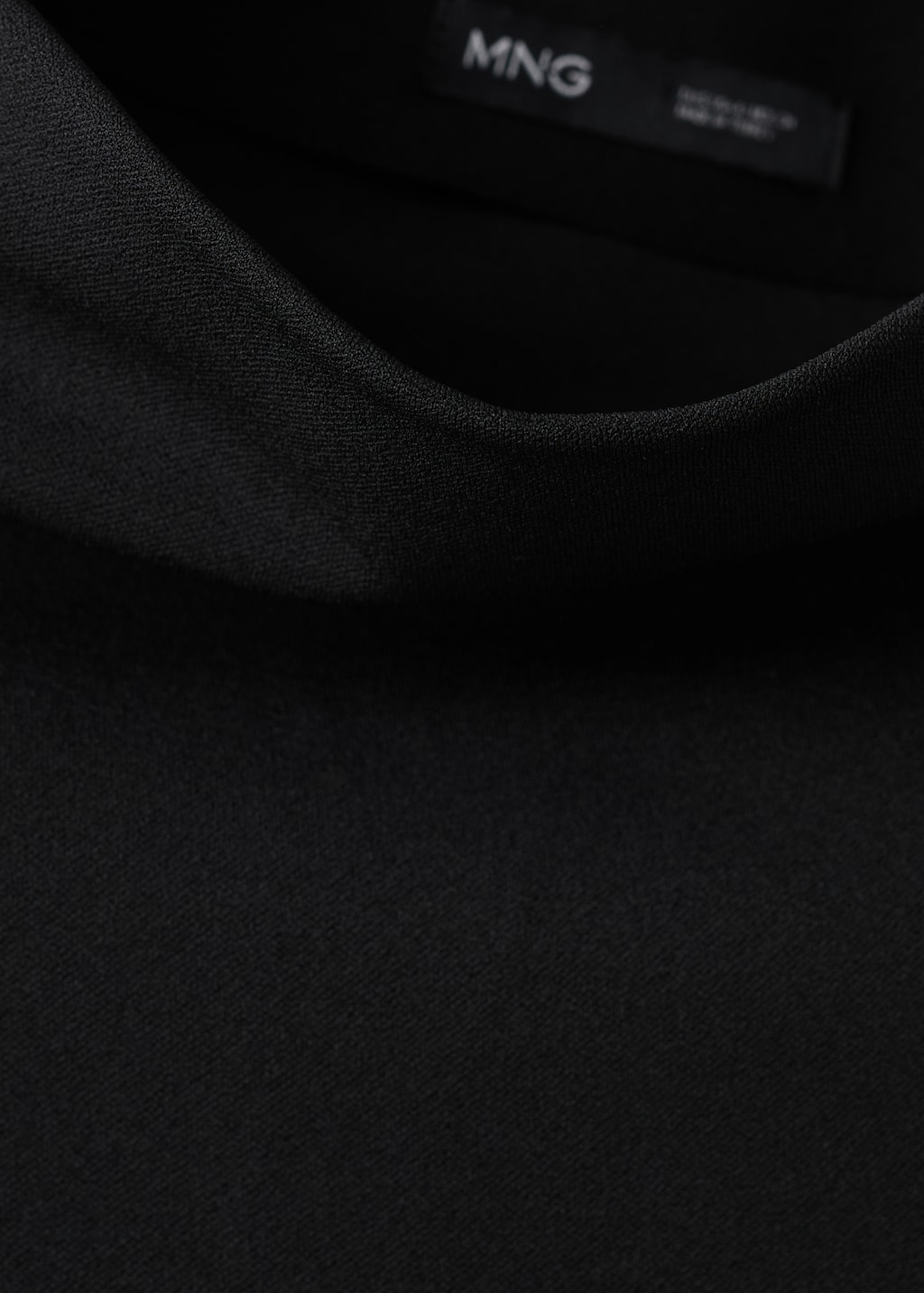 Mango Asymmetrical-neck midi-dress