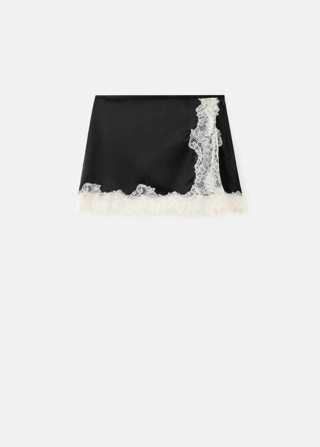 Satin lace skirt - image 3