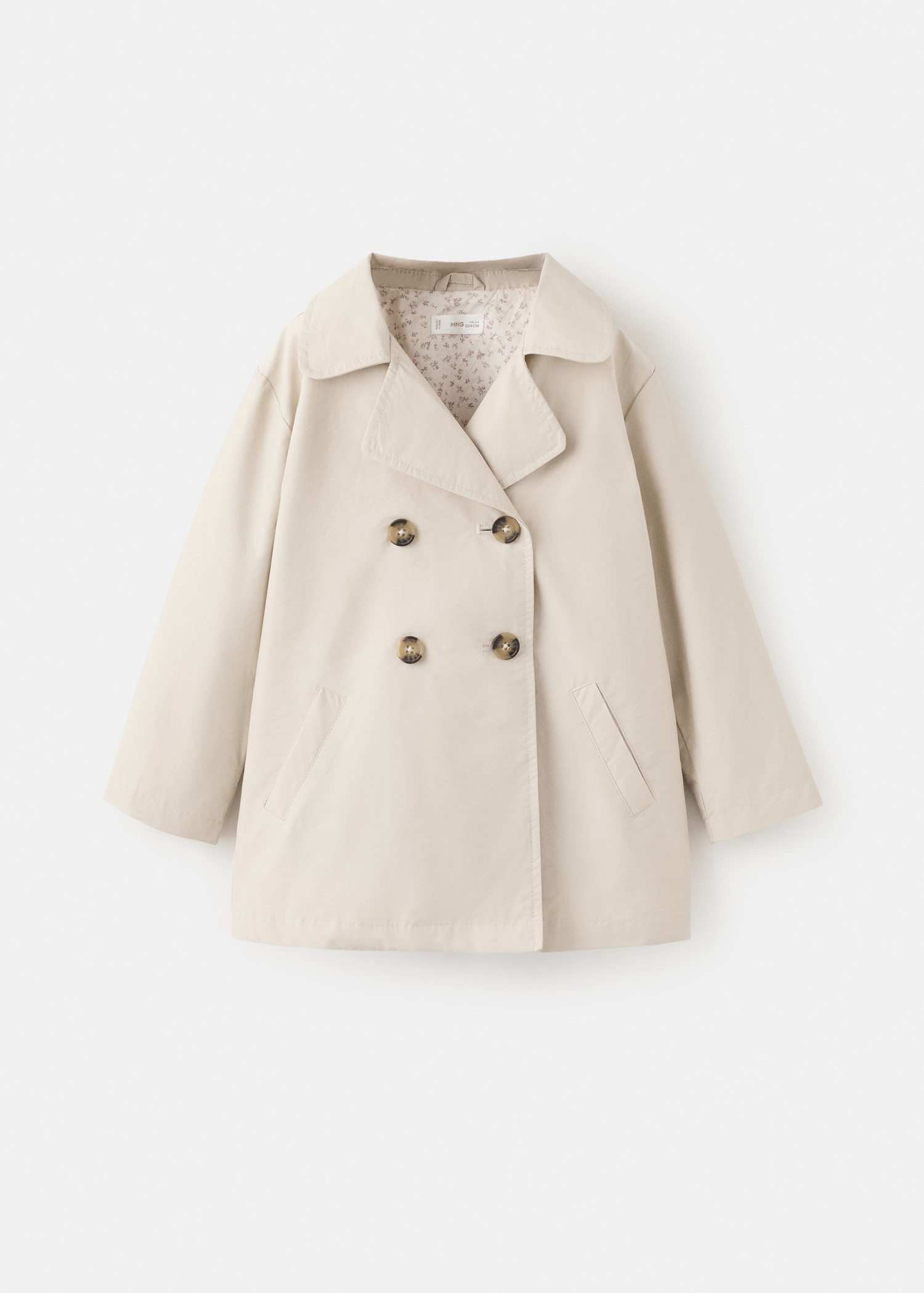 Dubbelknäppt trenchcoat - Artikel utan modell