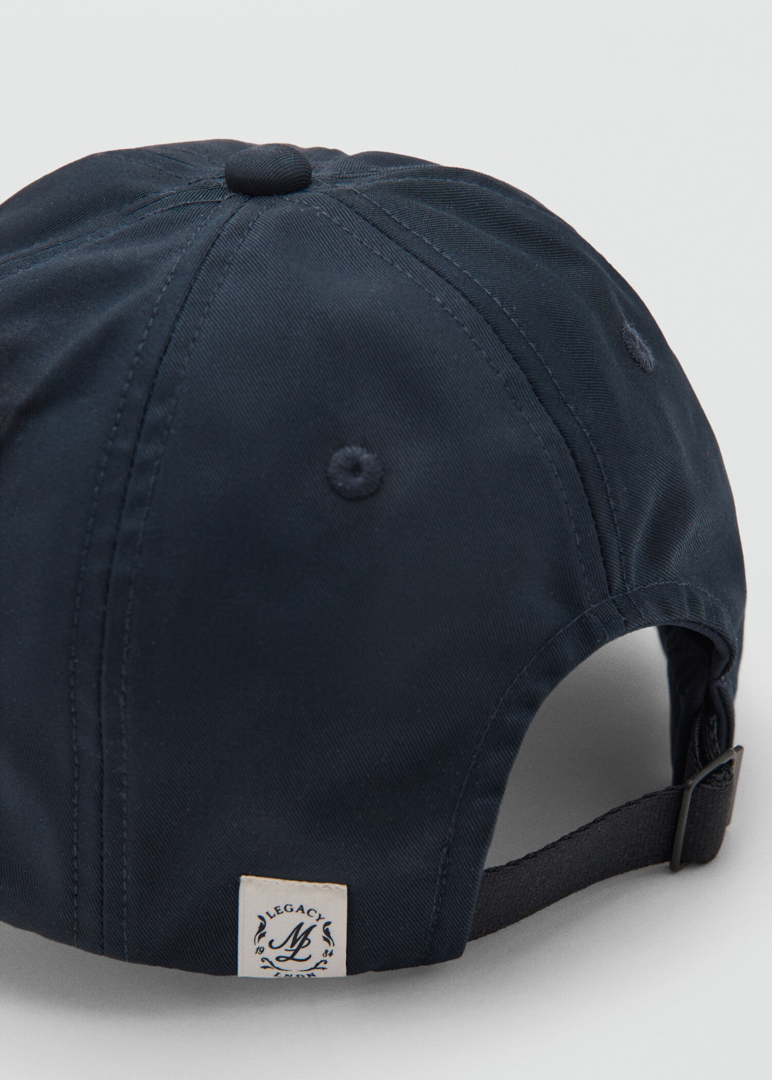 Casquette en coton uni - Détail de l'article 1