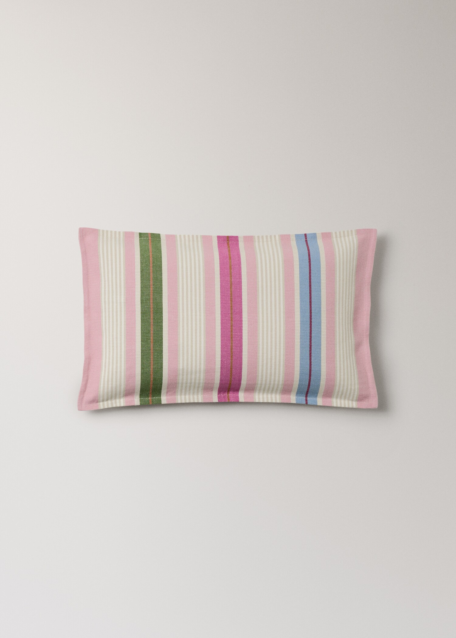 Multi-stripe cushion cover with piping 30x5 cm - Article without model