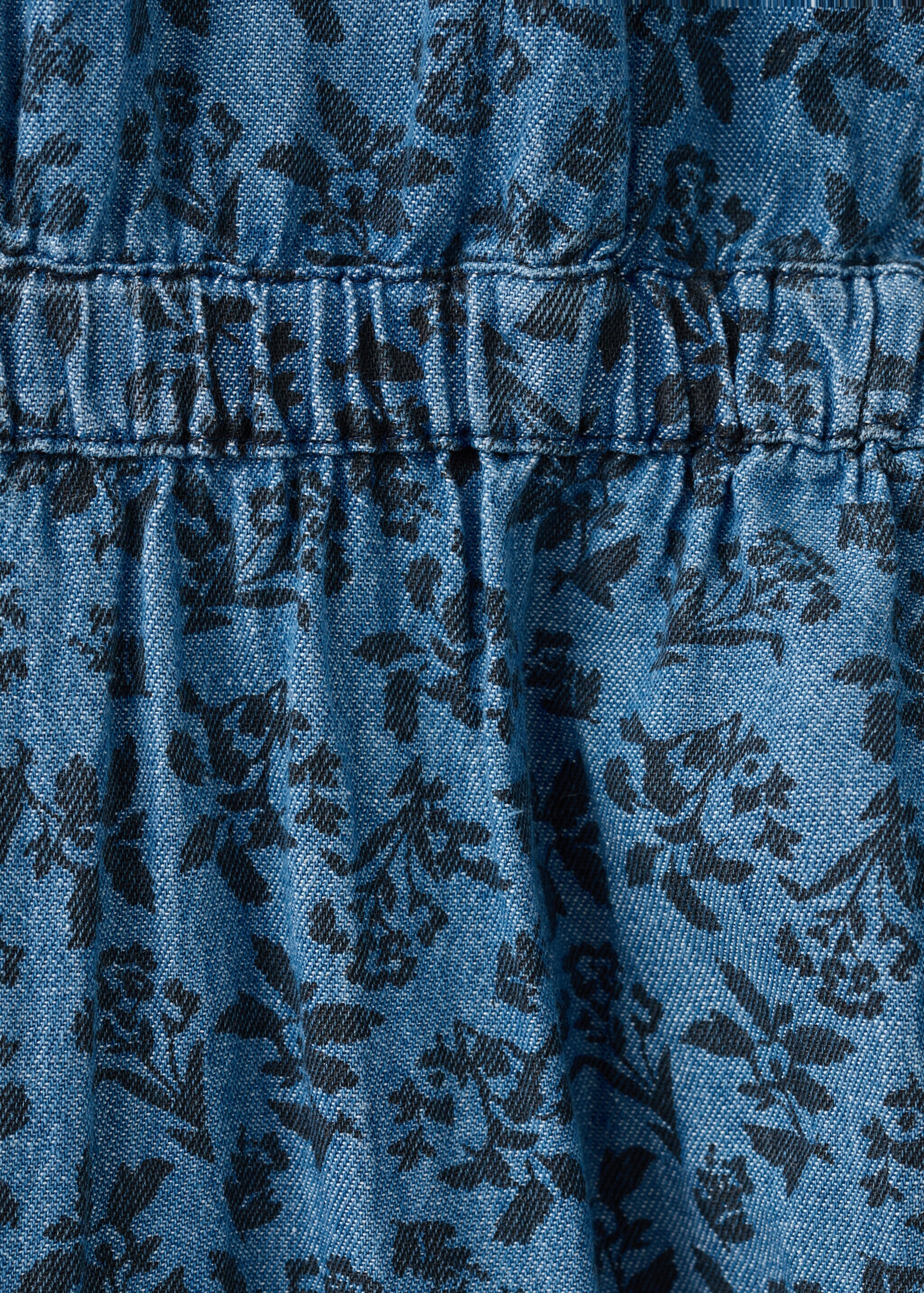 Lång overall med tryck - Detaljer om artikeln 0, Mörkblå. Ref: 27084422-00.