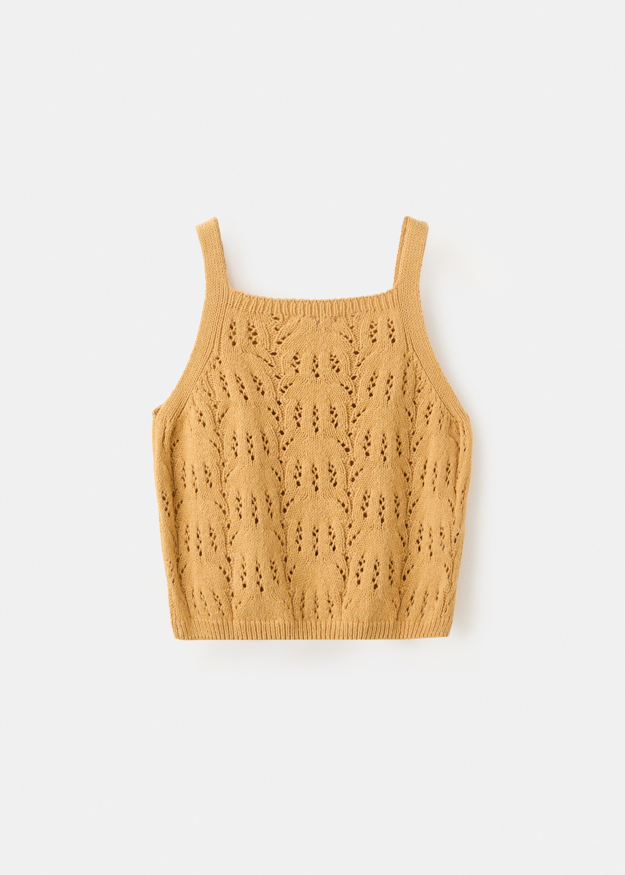 Top punt calat - Revers de l'article, Mostassa. Ref: 27084423-00.