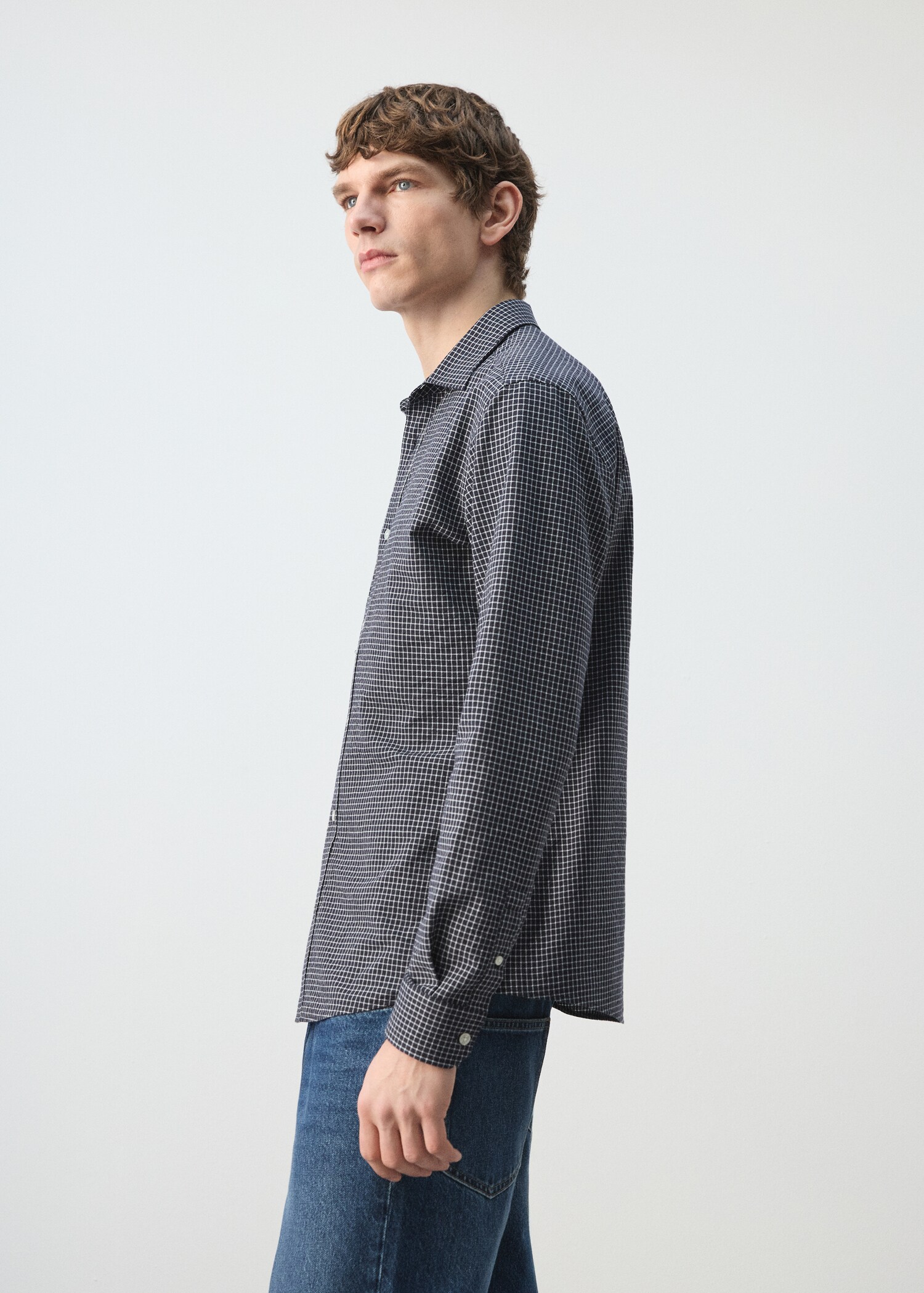 Camisa regular fit quadres - Detall de l'article 2