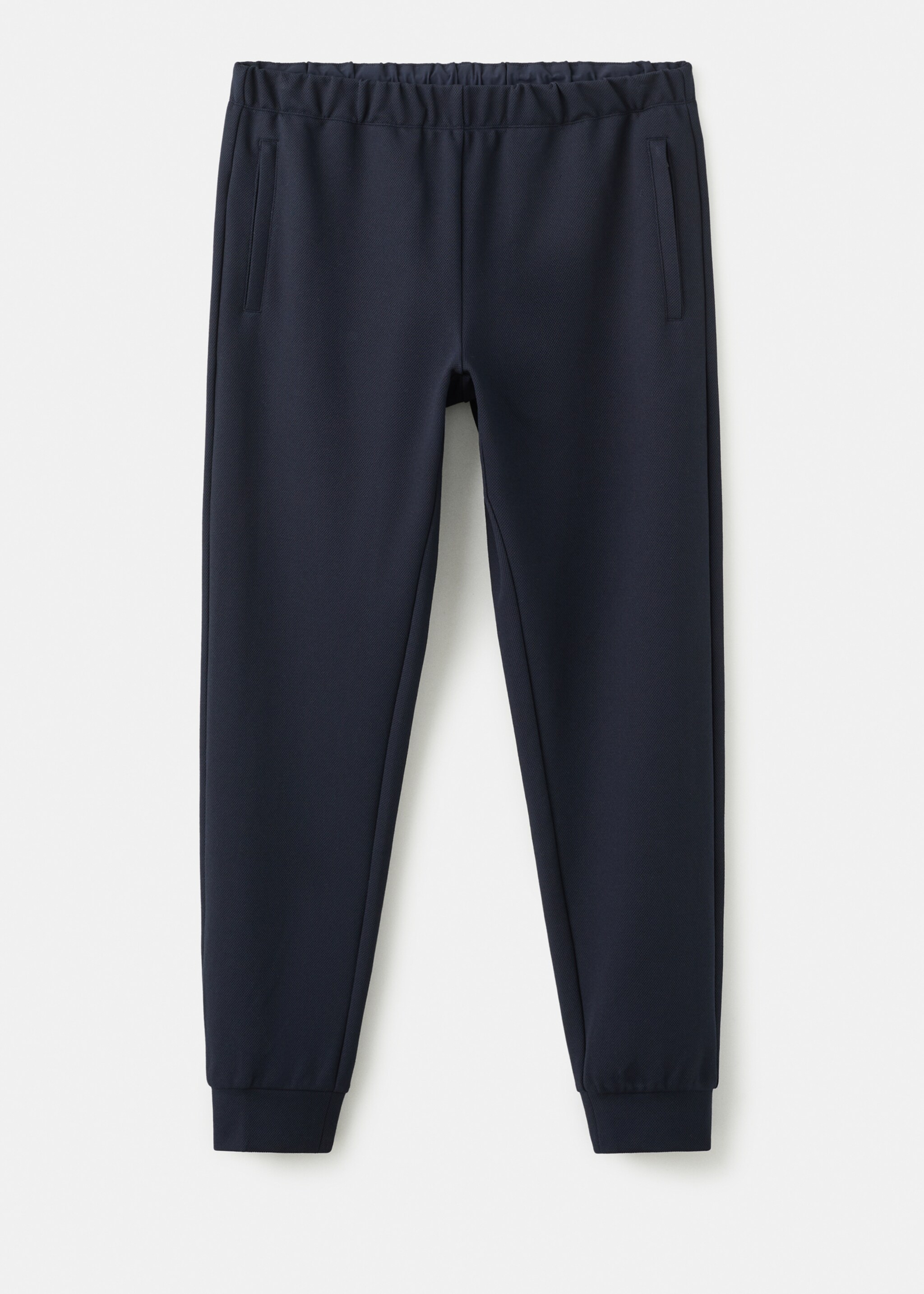 Jogger-Pants mit Comfort-Stretch - Artikel ohne Model, Marineblau. Ref: 27084425-00.