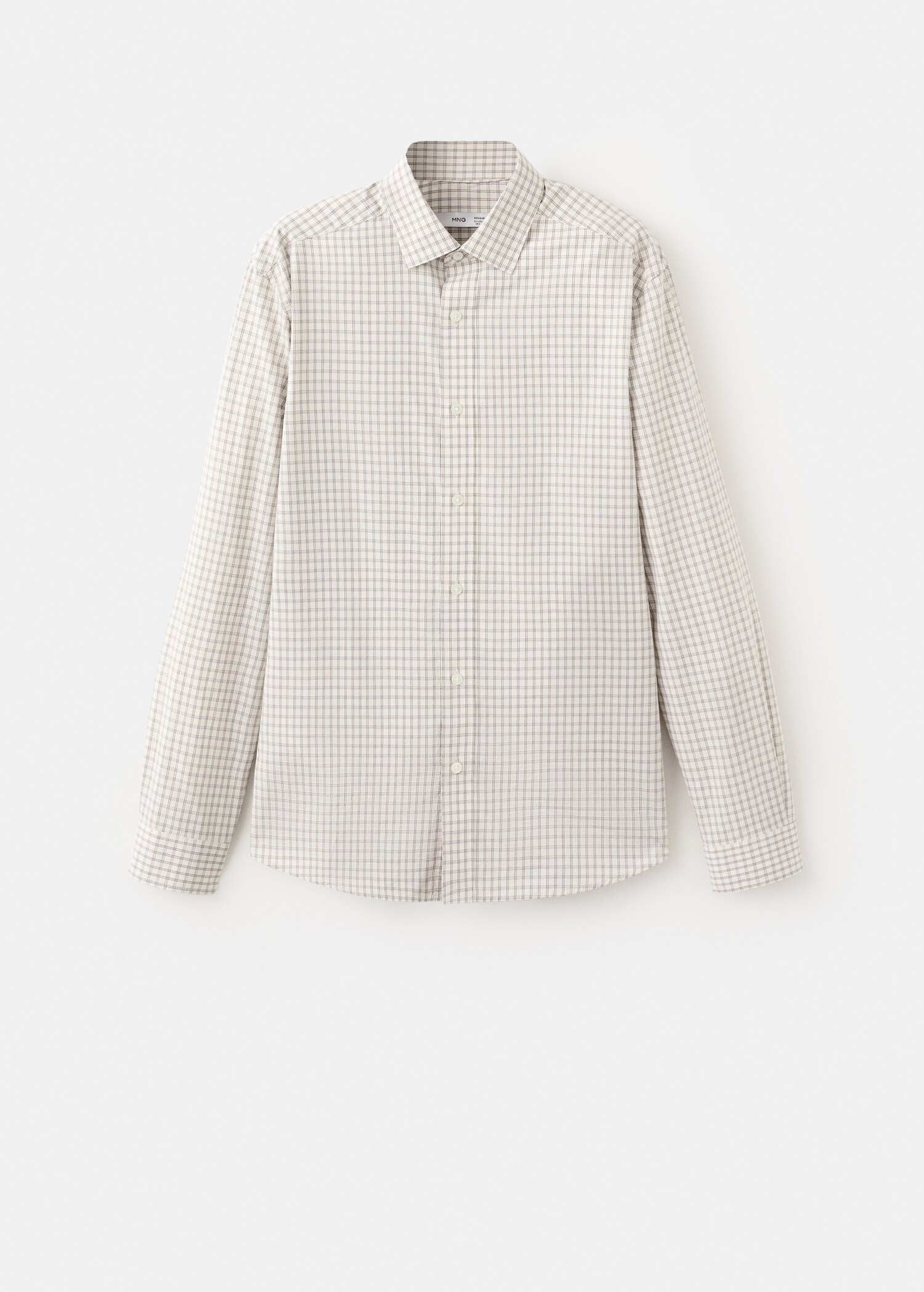 100% cotton checked shirt - Article without model