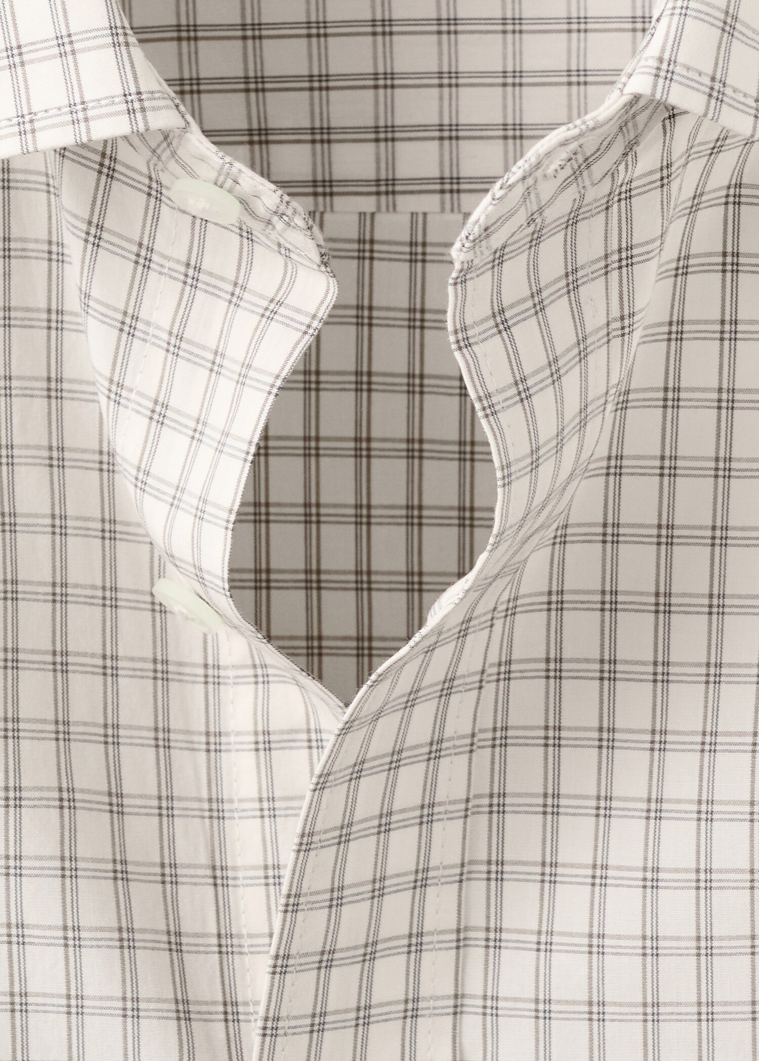 100% cotton checked shirt - Details of the article 8