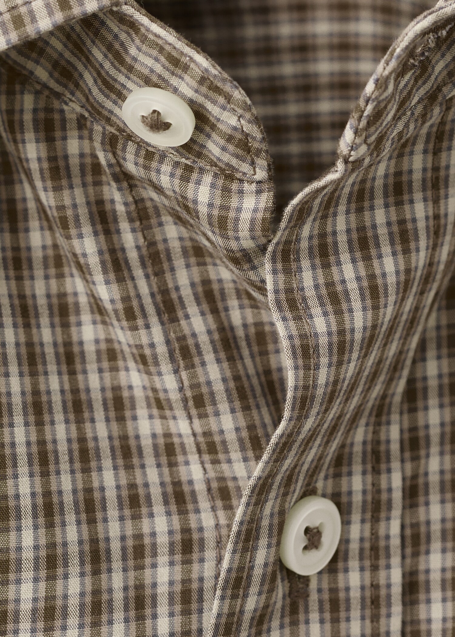 100% cotton checked shirt - Details of the article 8