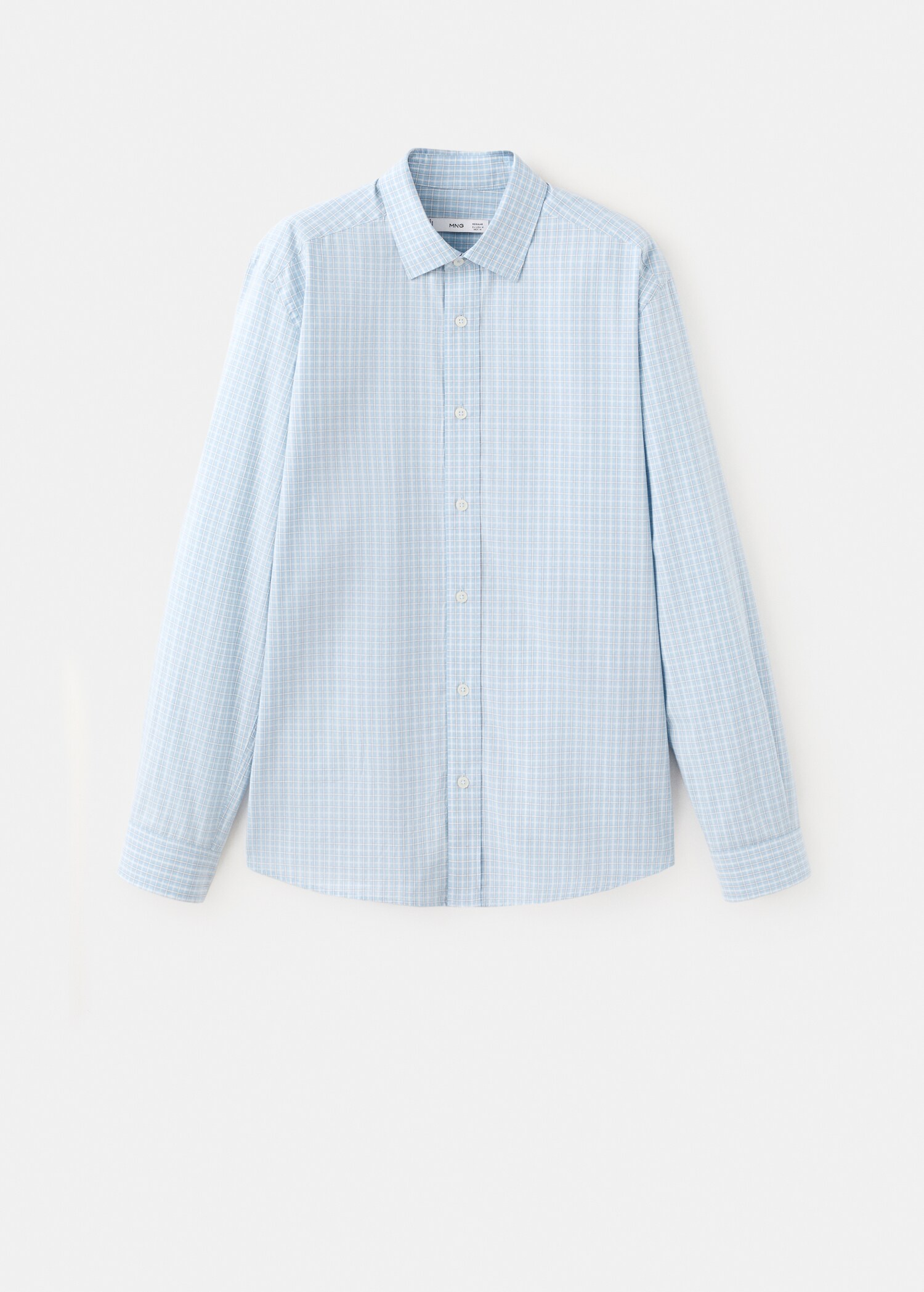 100% cotton checked shirt - Article without model