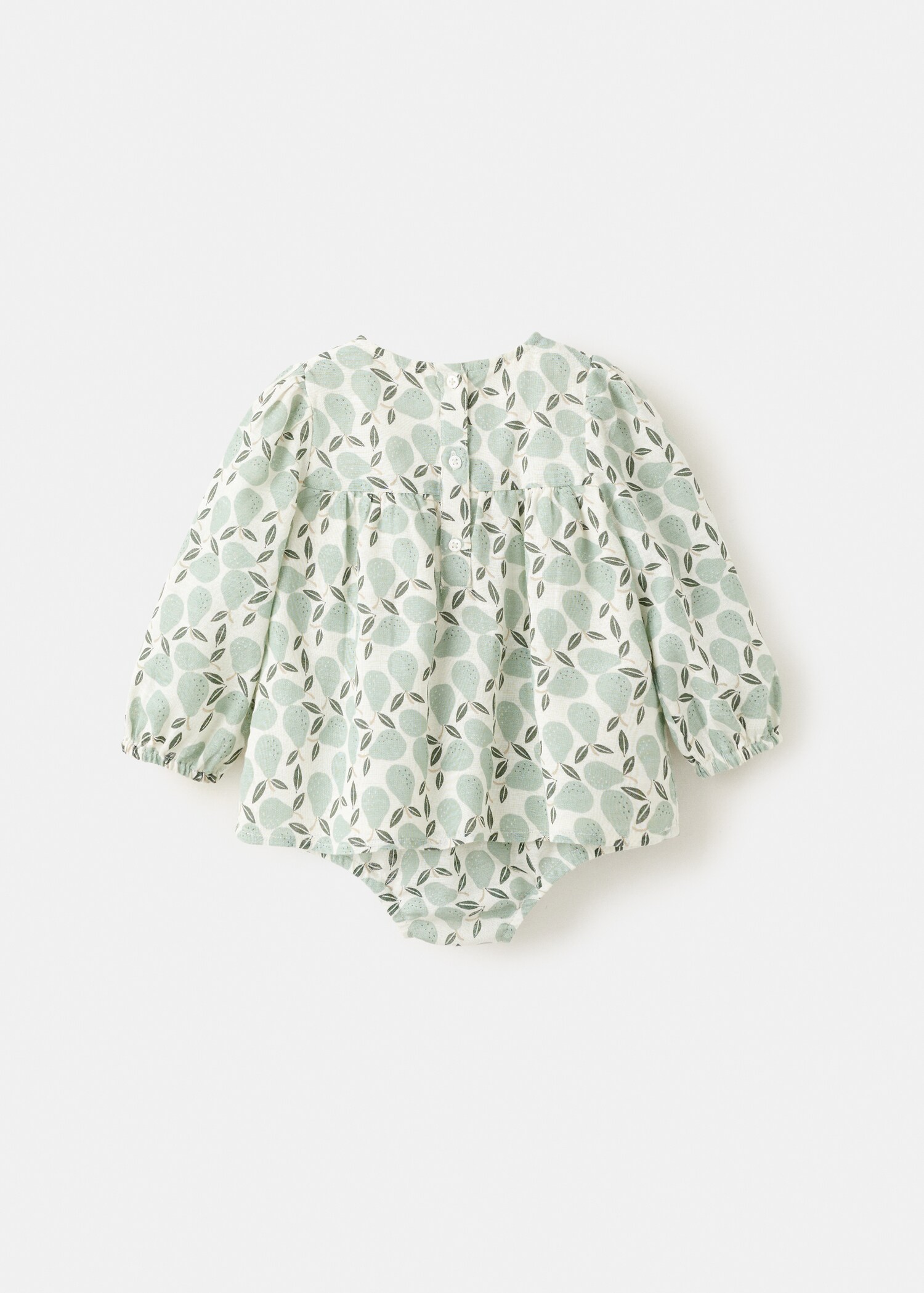 Robe et culotte imprimées - Verso de l’article