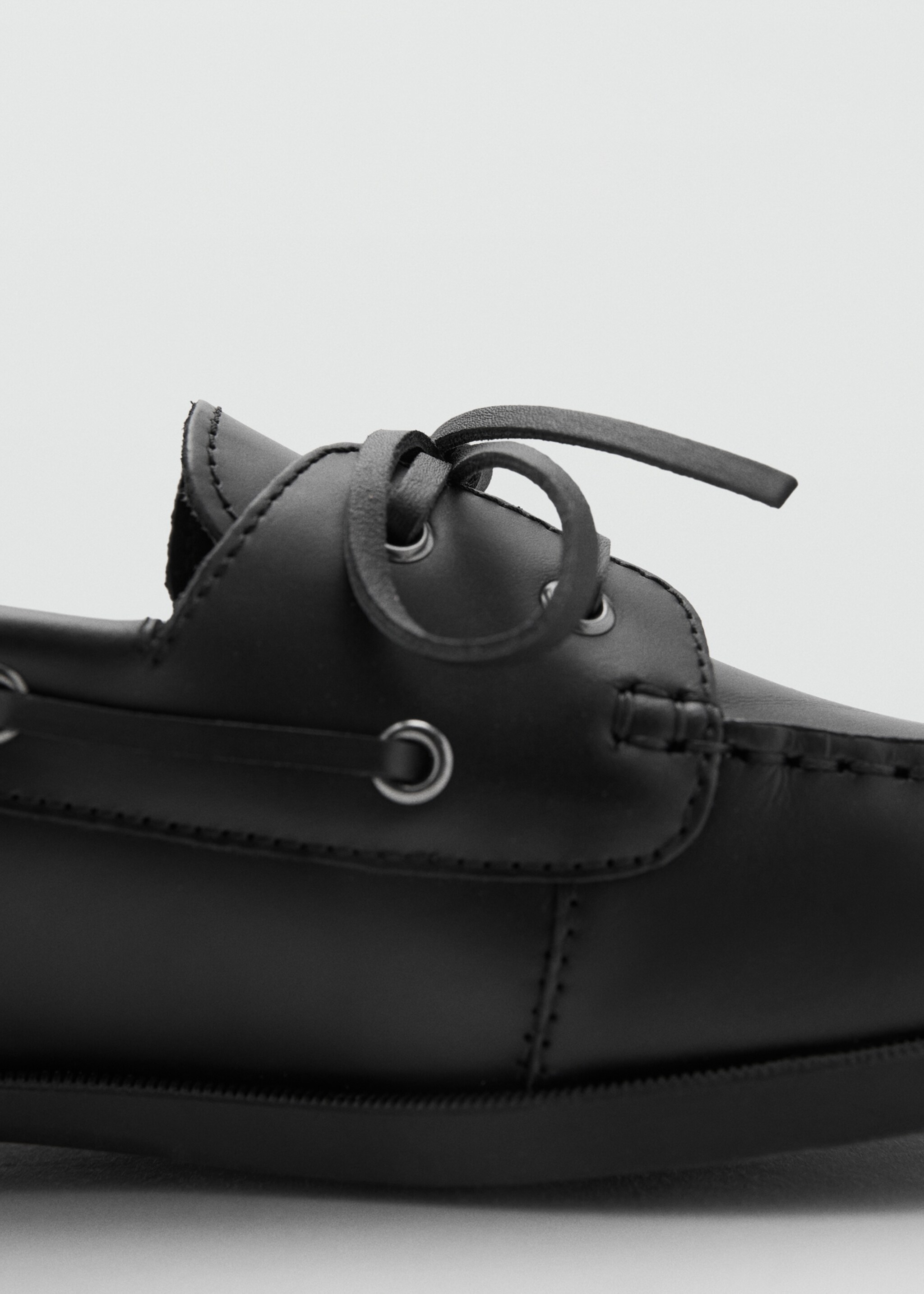 Shoes nautic - Details of the article 3, Black. Ref: 27084435-00.