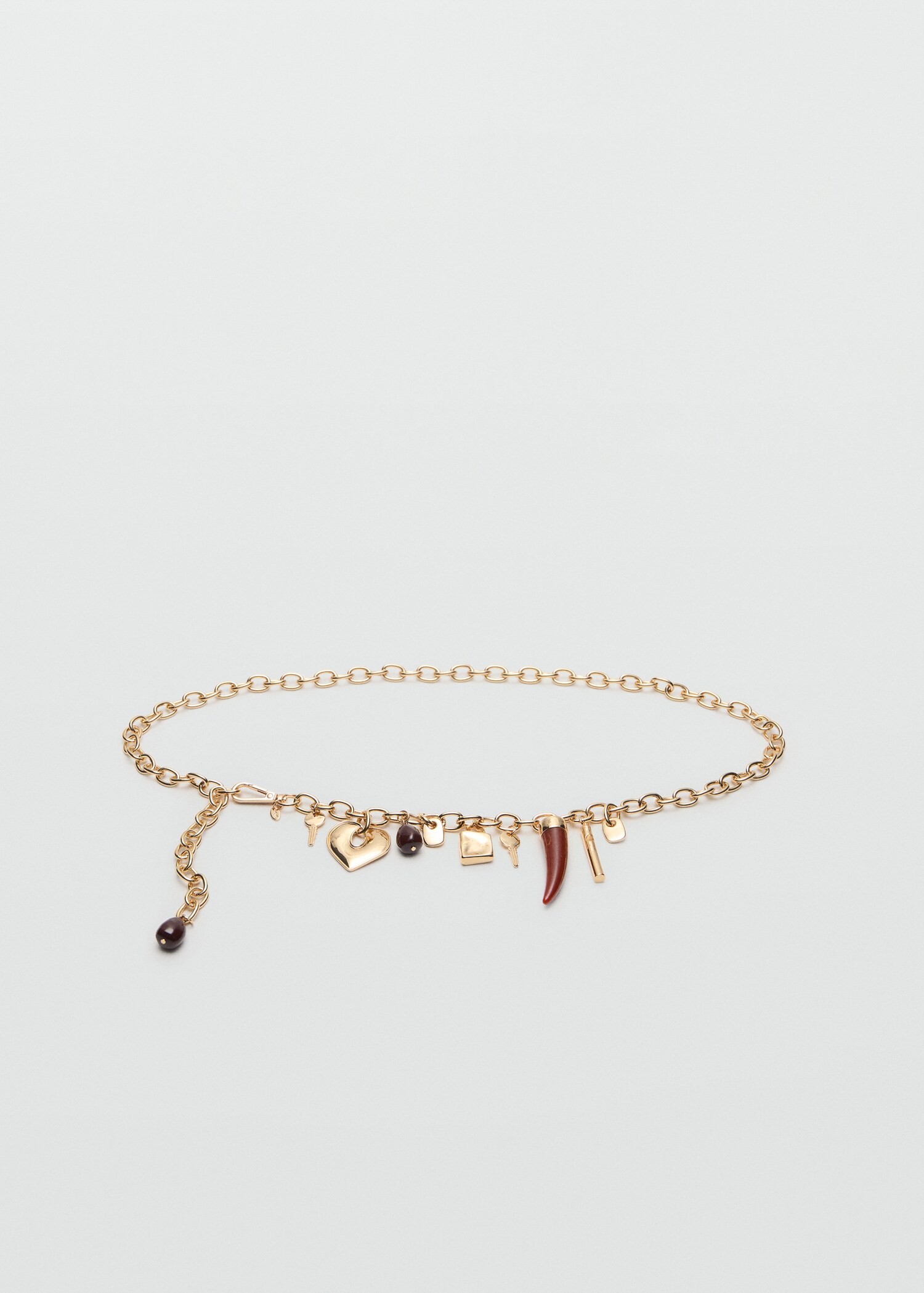 Metalen riem met hangers - Artikel zonder model