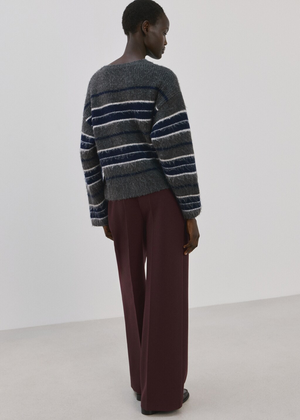 Belt straight-fit pants - image 3