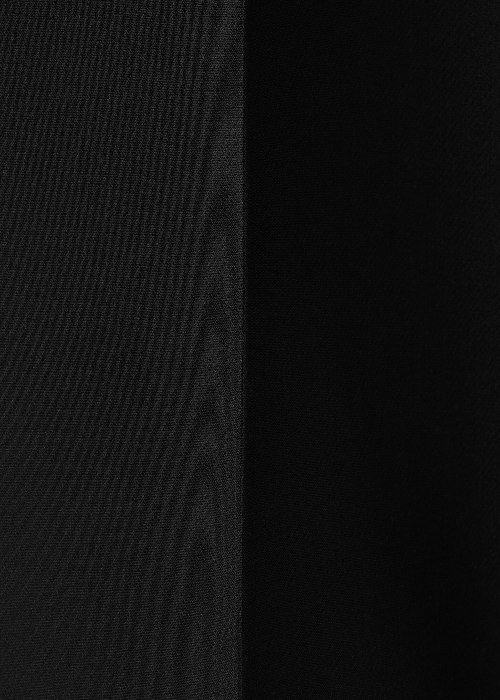 Belt straight-fit trousers - Details of the article 0, Black. Ref: 27084439-00.