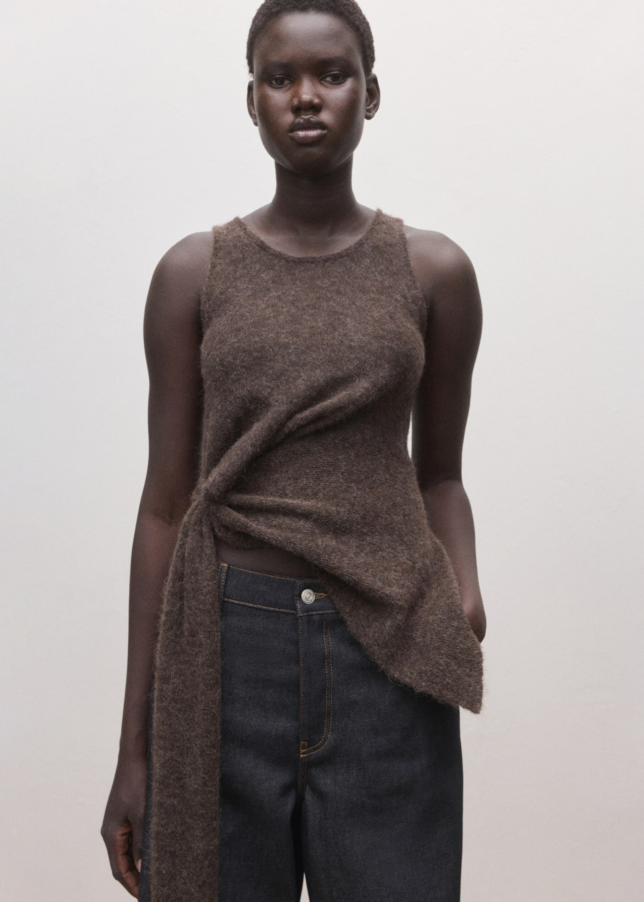 Jean wideleg taille basse rinse wash - Détail de l'article 1, Bleu. Ref: 27084445-00.