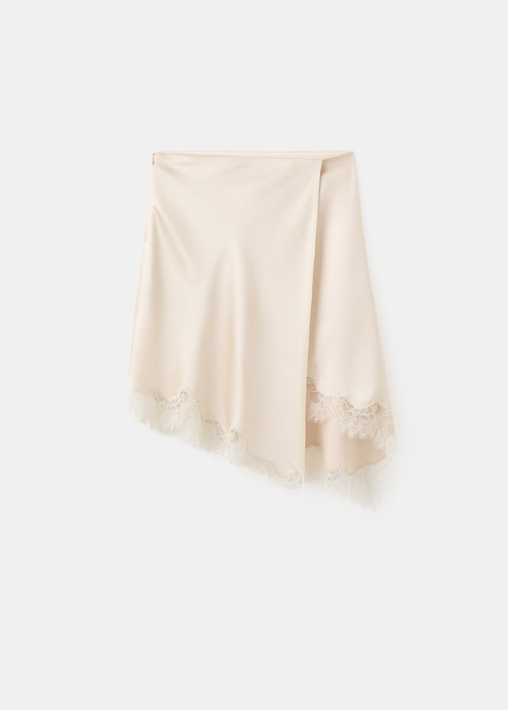 Lingerie wrap skirt with slit - image 2
