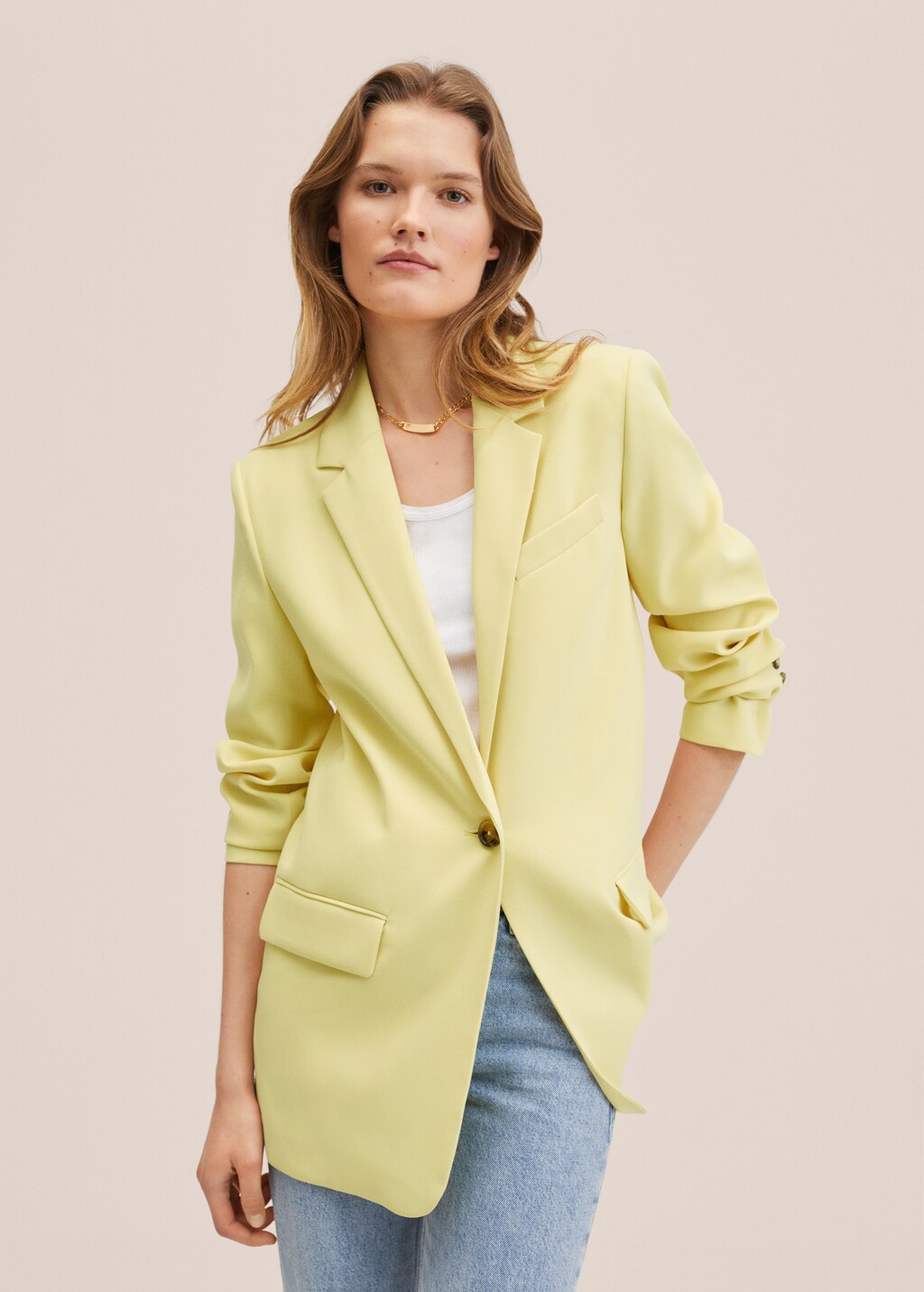 Oversized suit jacket Women MANGO Kosovo