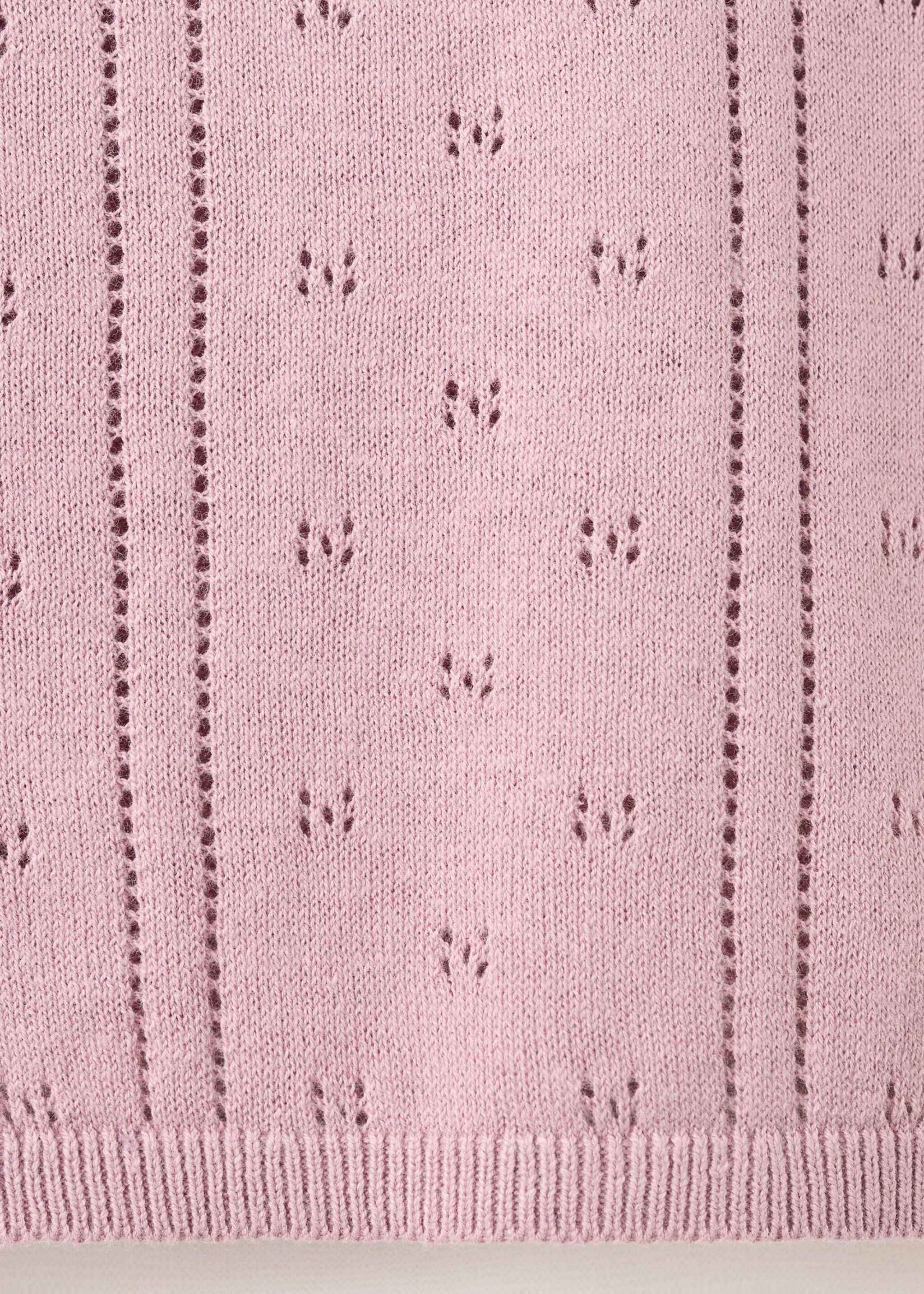 Top maille ajourée - Détail de l'article 0, Rose. Ref: 27084770-00.