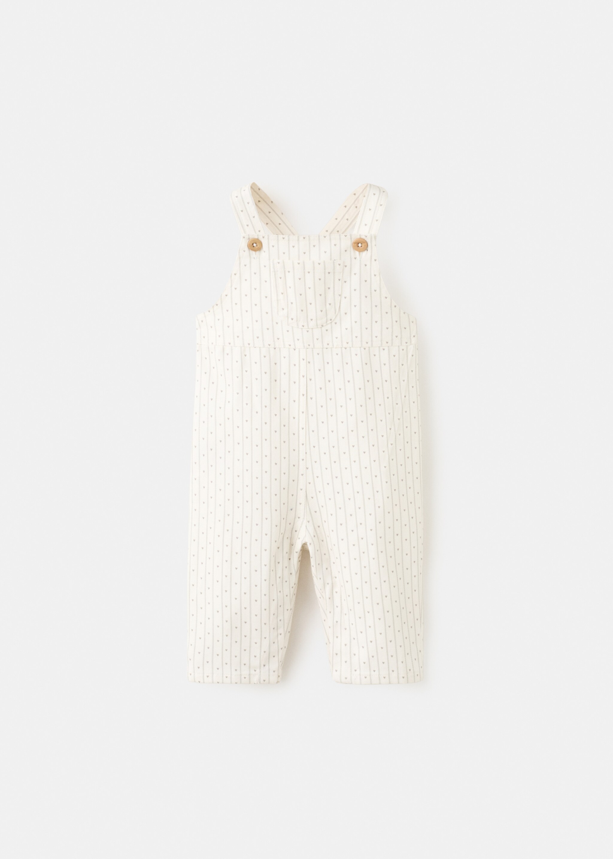 Denim dungarees stripes - Article without model, Off White. Ref: 27084774-00.