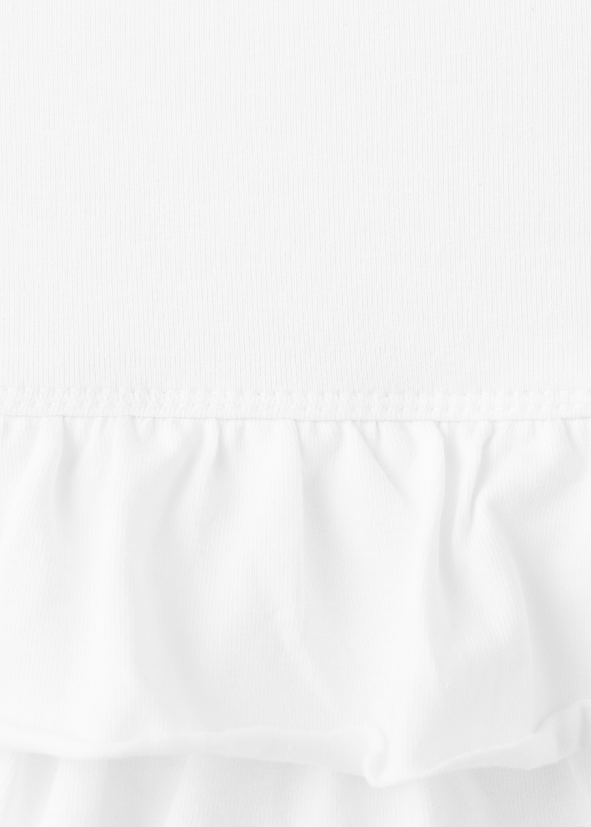 Falda corta volantes - Detalle del artículo 8, Blanco roto. Ref: 27084776-00.