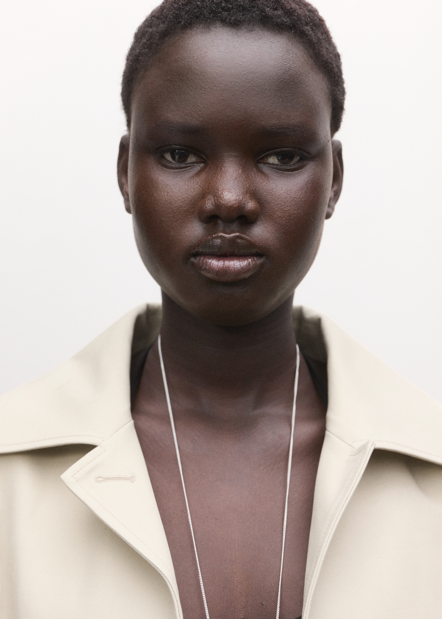 Тренч из 100% хлопка с карманами - Деталь изделия 1