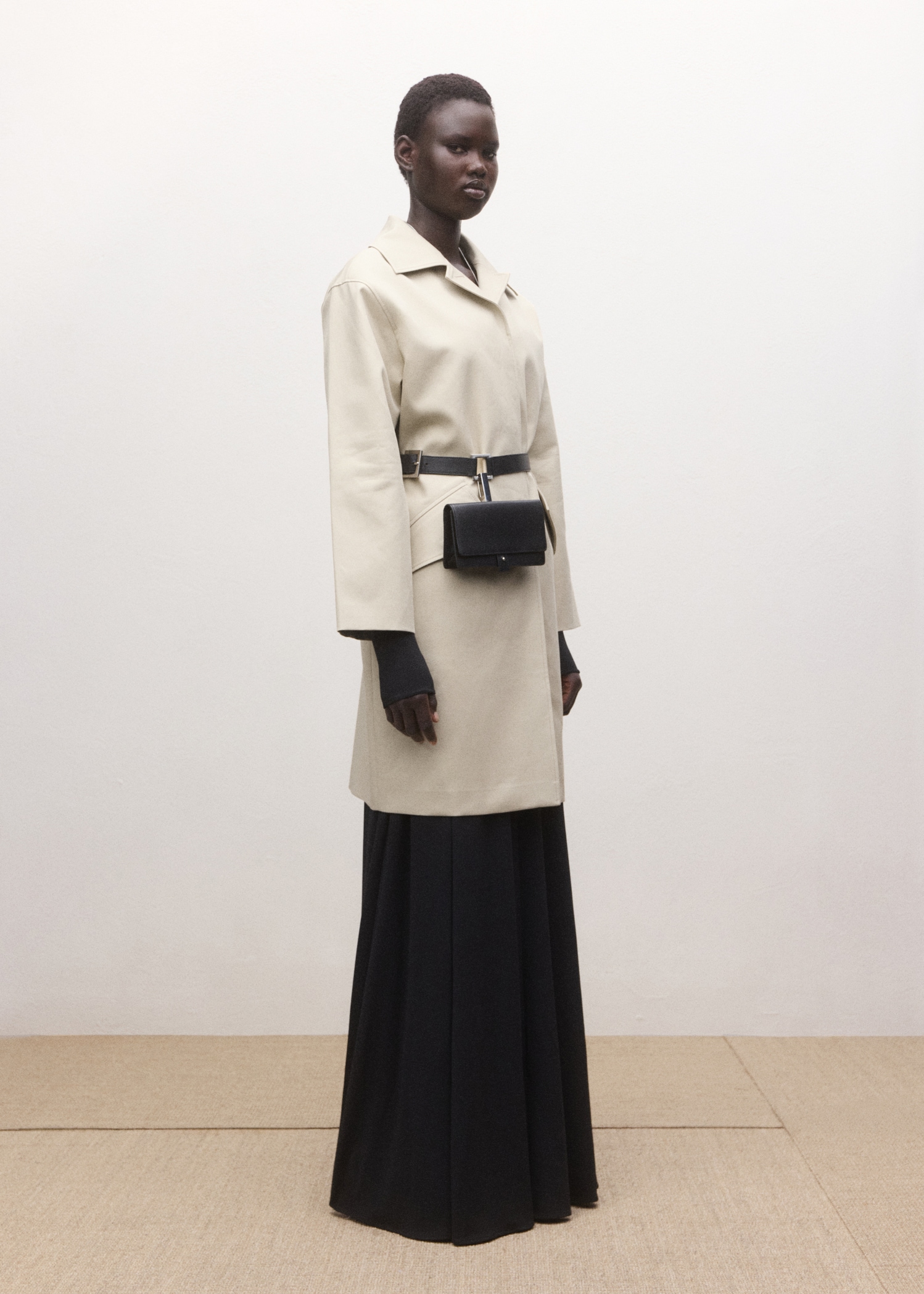 Тренч из 100% хлопка с карманами - Деталь изделия 2