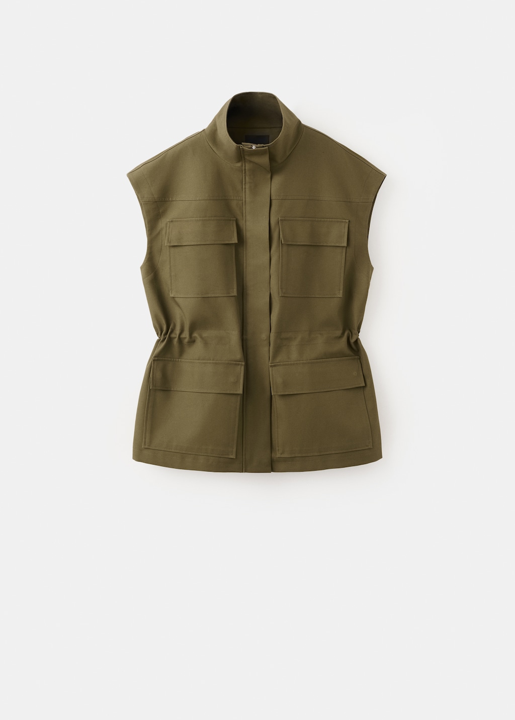 High-neck vest with pockets - image 2