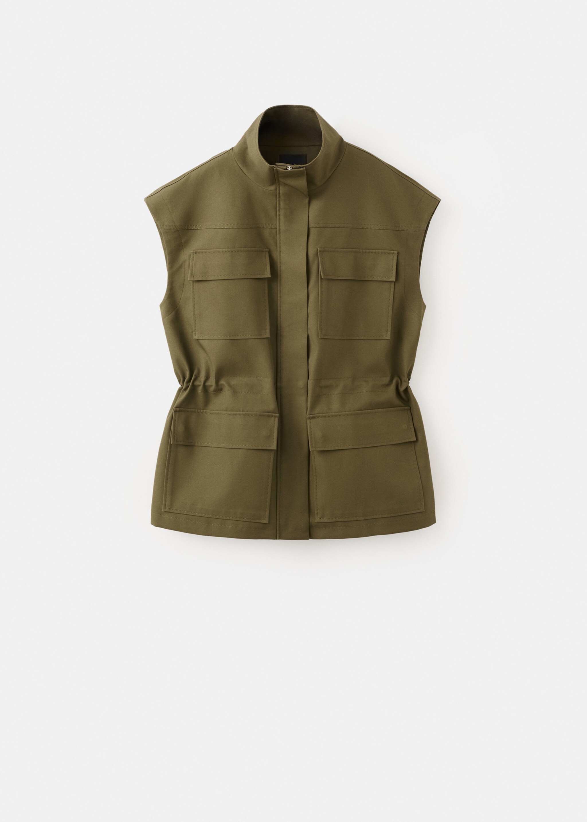 Γιλέκο τζιν τσέπες - Προϊόν χωρίς μοντέλο, Χακί. Ref: 27084780-00.