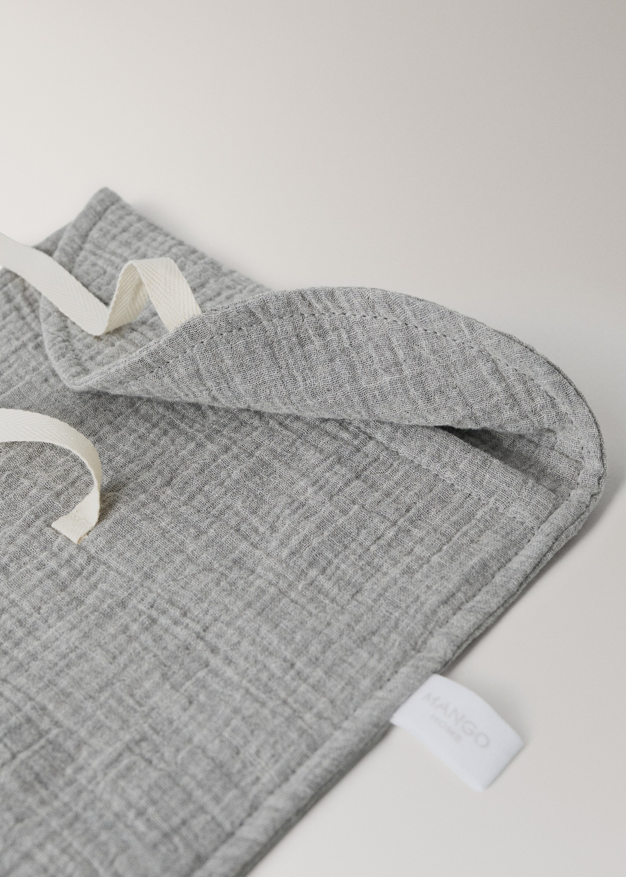 Dětský necesér z bavlněného šifonu - Detail zboží 1, Šedá. Ref: 27084787-00.