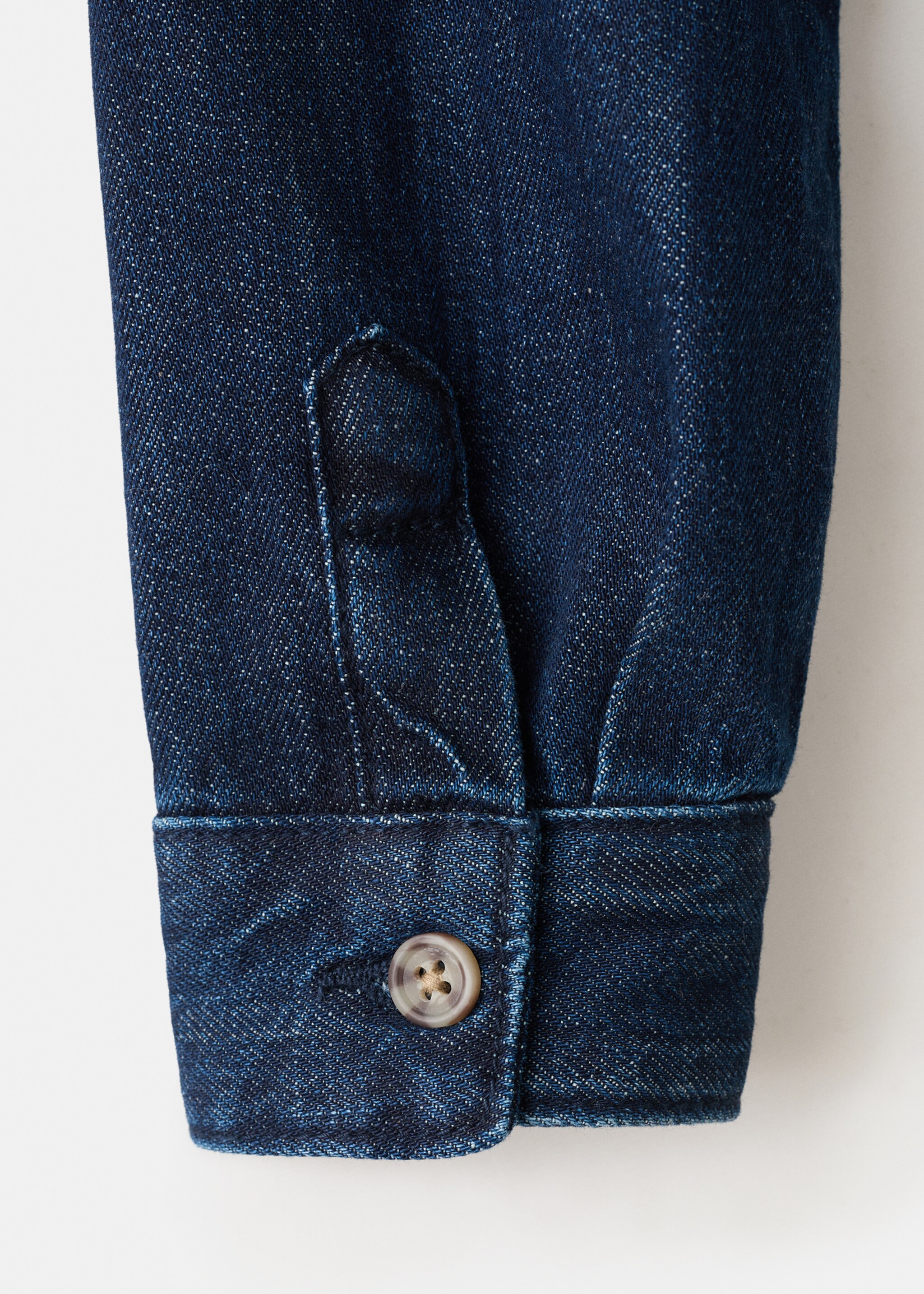Denim jacket - Details of the article 0, Dark Blue. Ref: 27085147-00.